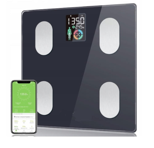 Digital Bathroom Scale Electronic Black CS20M
