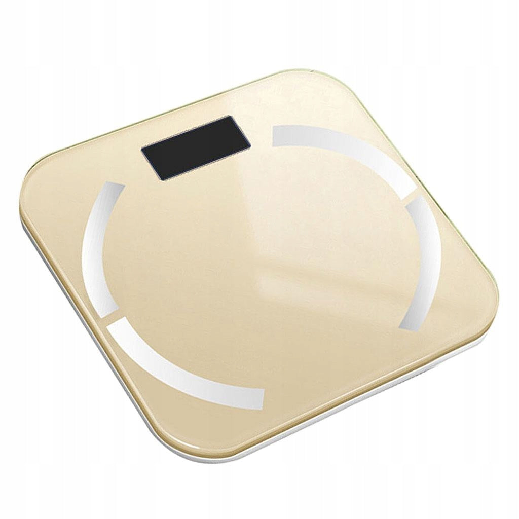 Digital Body Fat Scale Bathroom Calories BMI Water Checker 180kg Golden Brand no brand