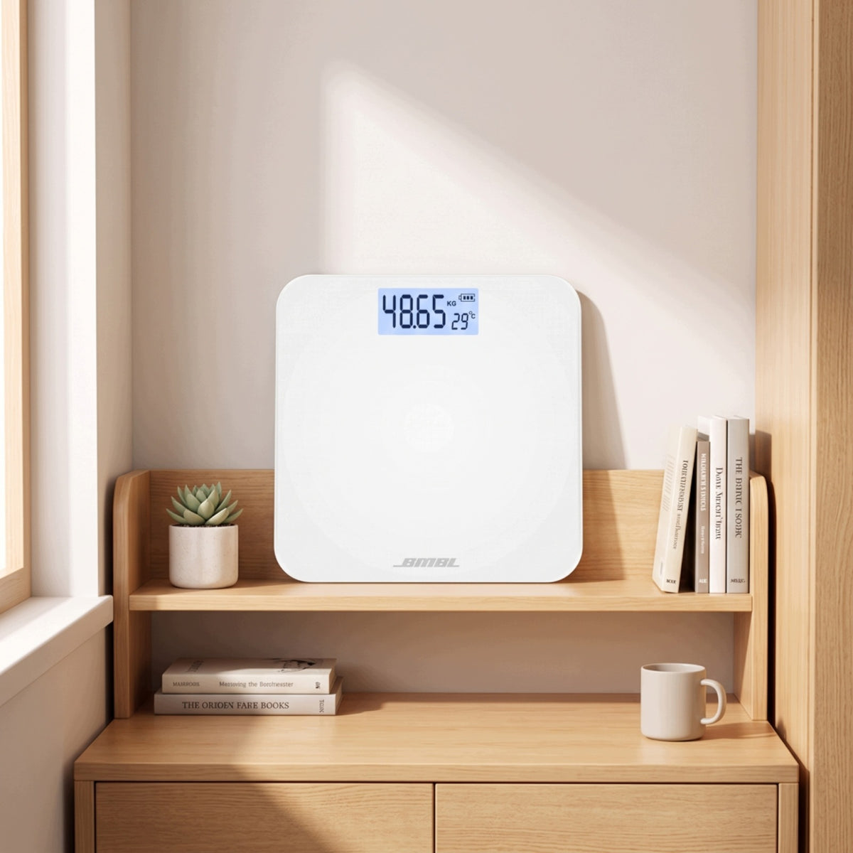 Digital Body Scale Slimline Digital Bathroom Scale Compact for Dorm Room Packaging status original