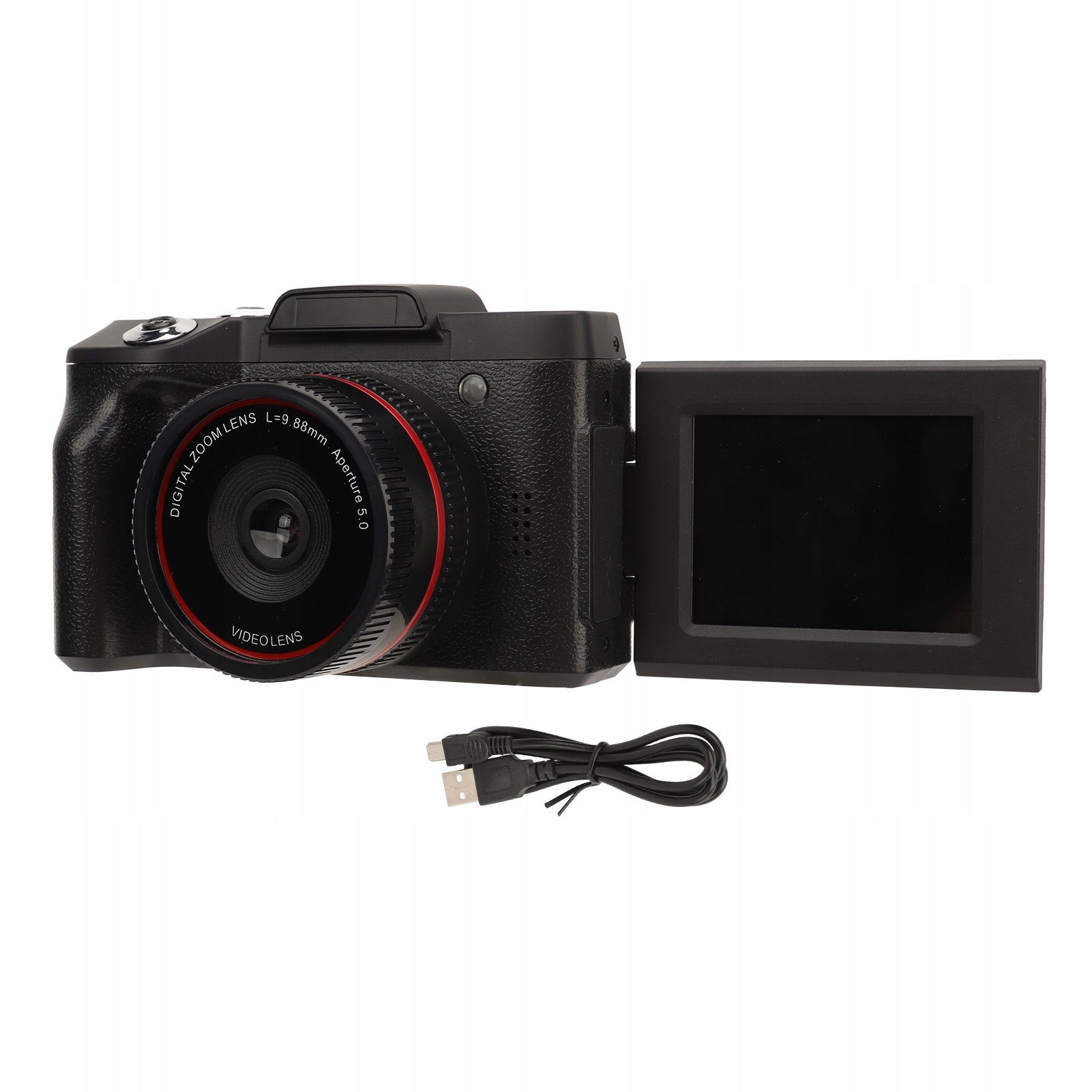 Digital Camera 1080p 16MP HD Flip 2,4 Inch TFT Screen 1/4 Hole Q6