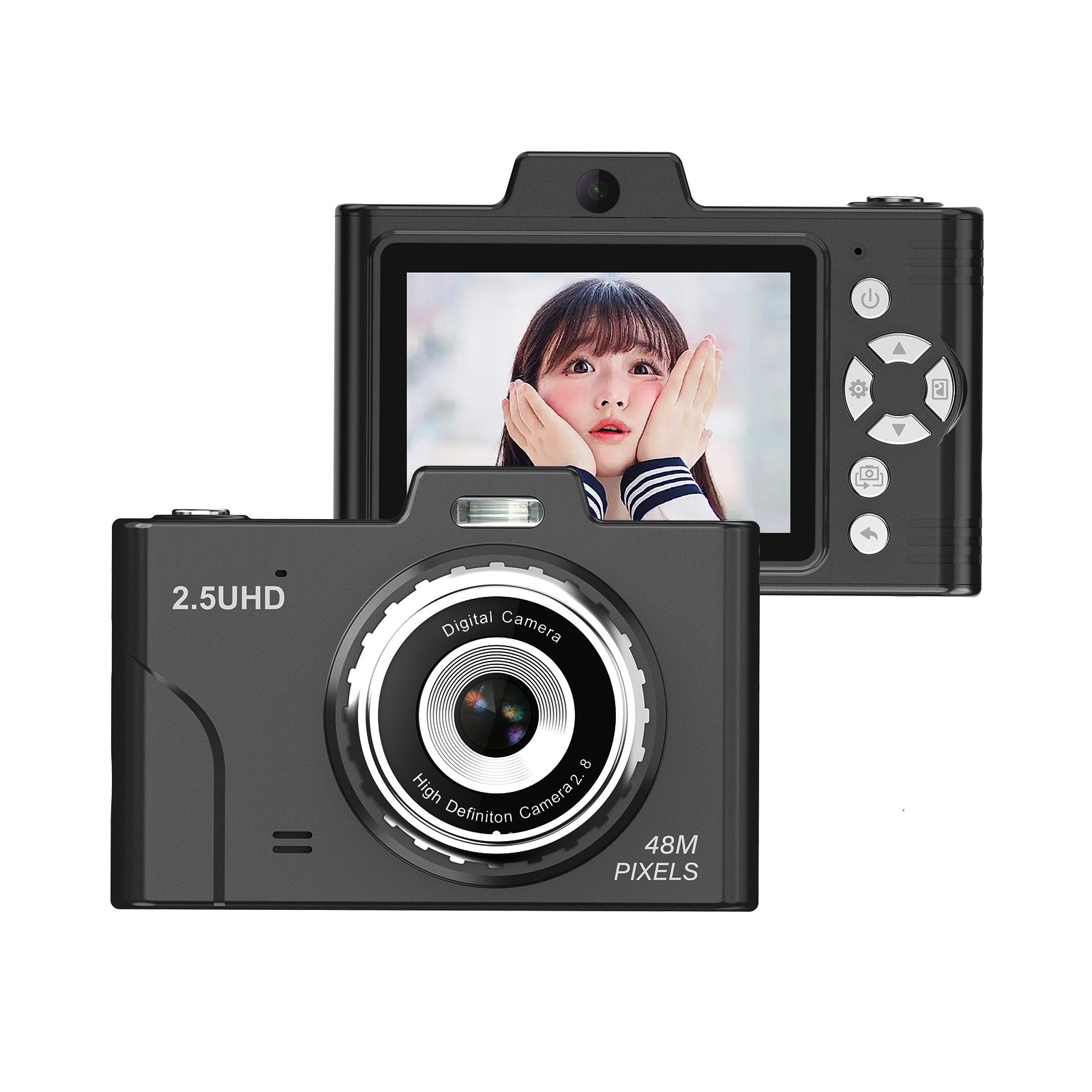 Digital Camera 2,5K Digital Video Camera Kid Camera 48MP CCD 4W Camera Model 8223NOKI