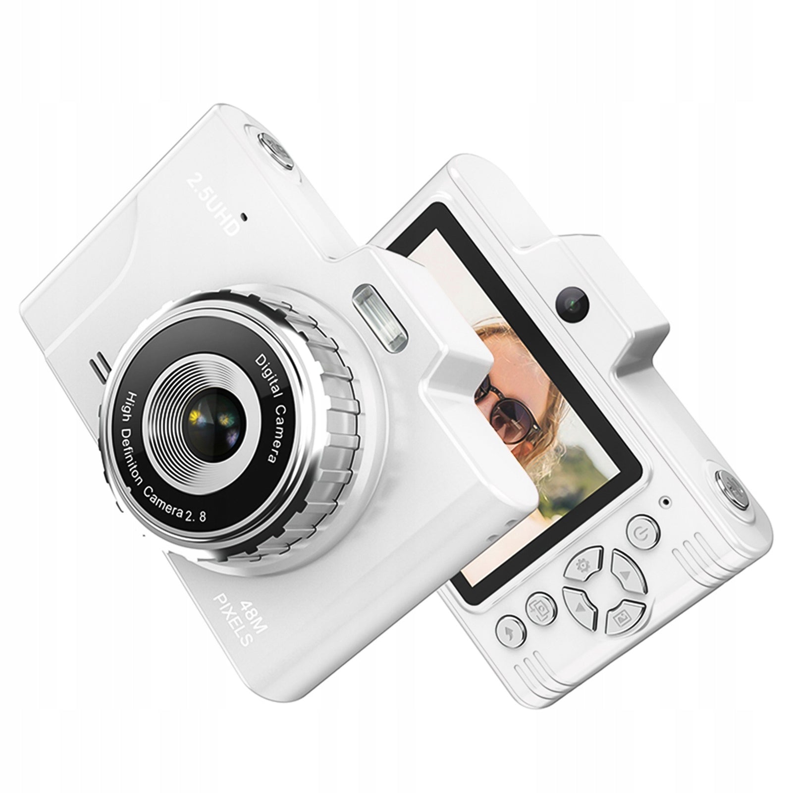 Digital Camera 2,5K Digital Video Camera Kid Camera 48MP CCD Camera 8B