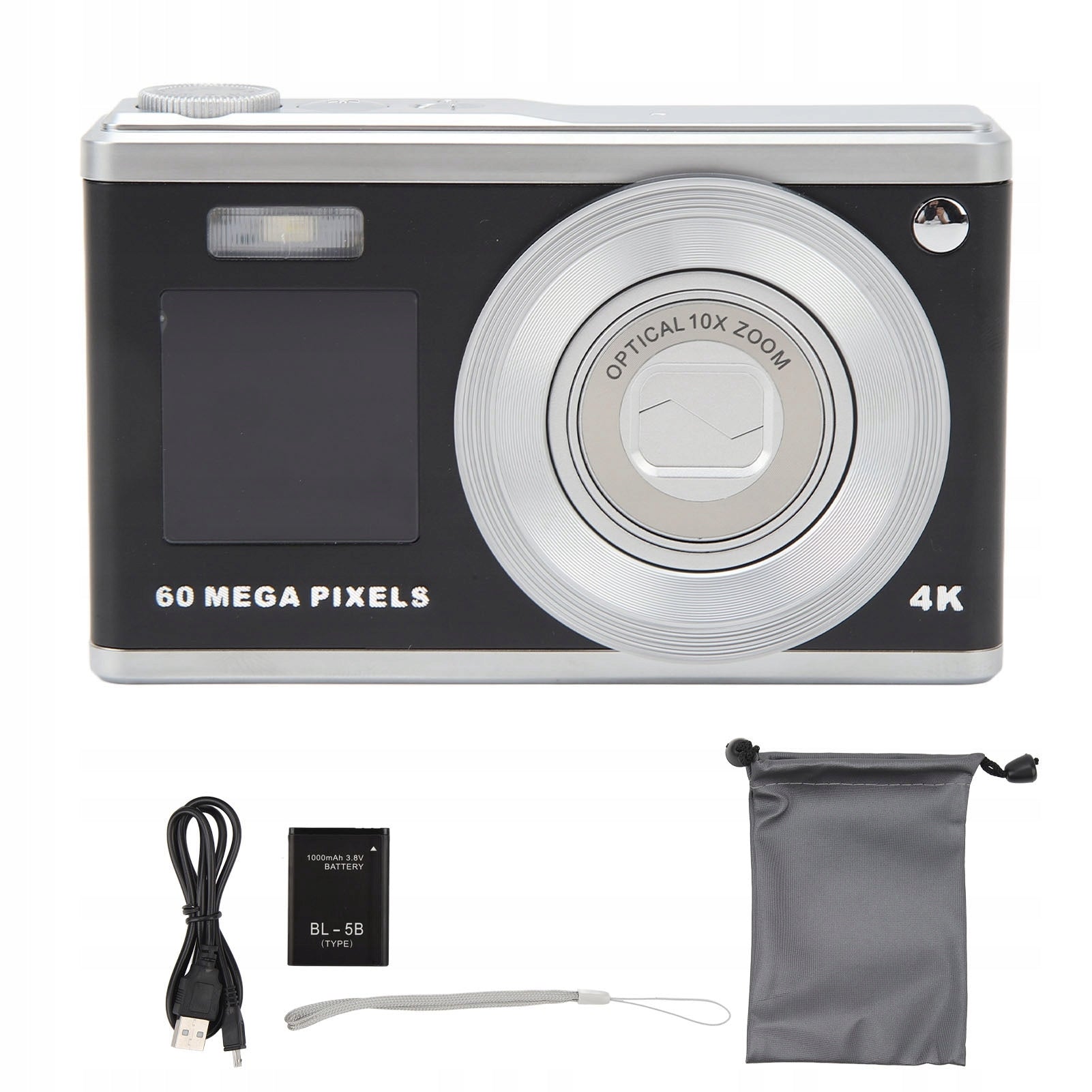 Digital Camera 2,88 Inch IPS Anti Shake Screen 10x 9G Zoom Brand no brand