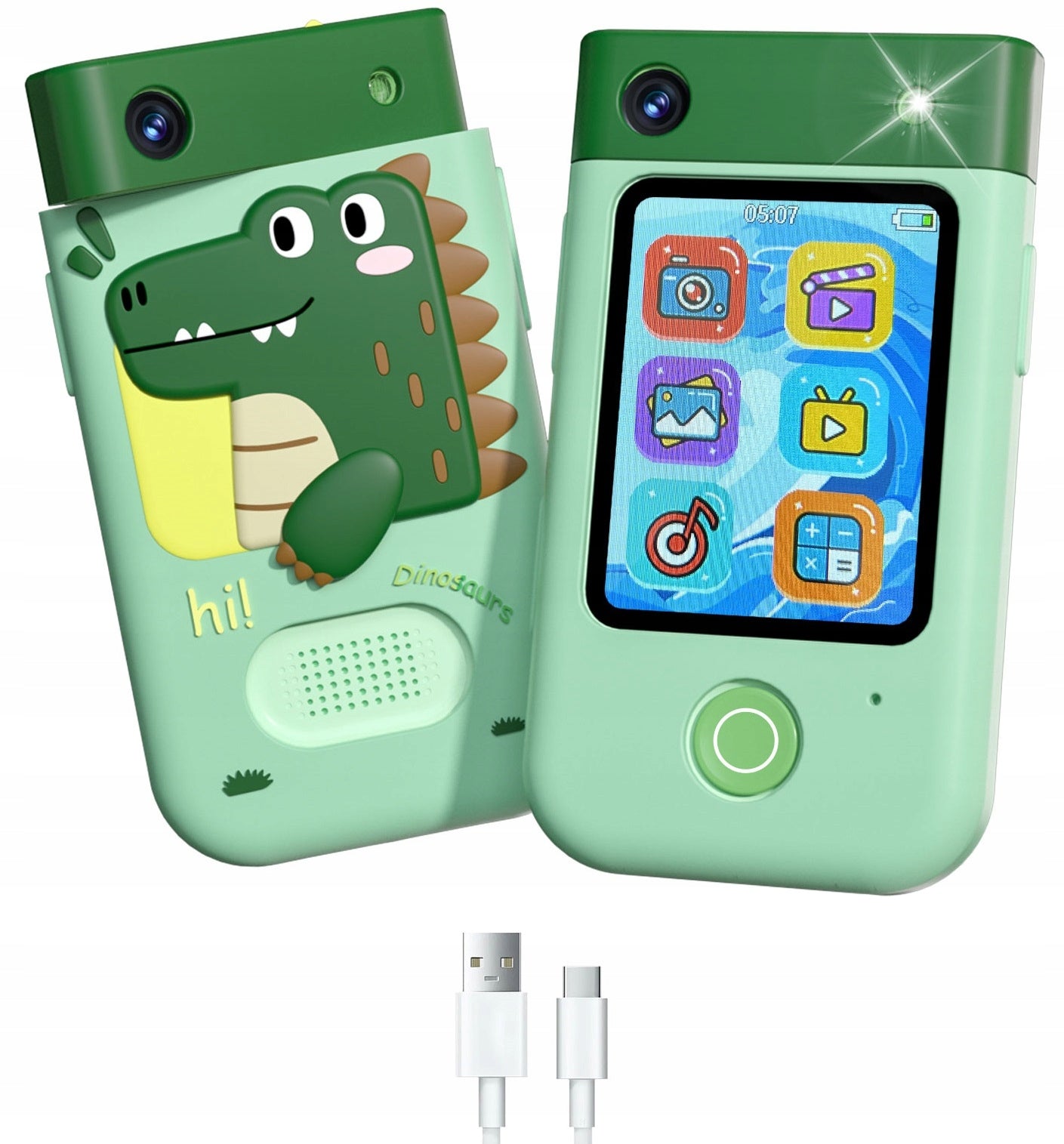 Digital Camera 48MP 1080p Camera for Child Game Flashlight MP3 Alarm Clock PHONE