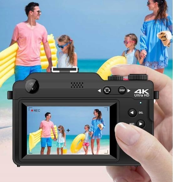 Digital Camera 4K 48MP Vlogging WiFi 2xBattery Card 32GB Set Manufacturer code Aparat 4K 48MP 2 Akumulatory Ładowarka Karta