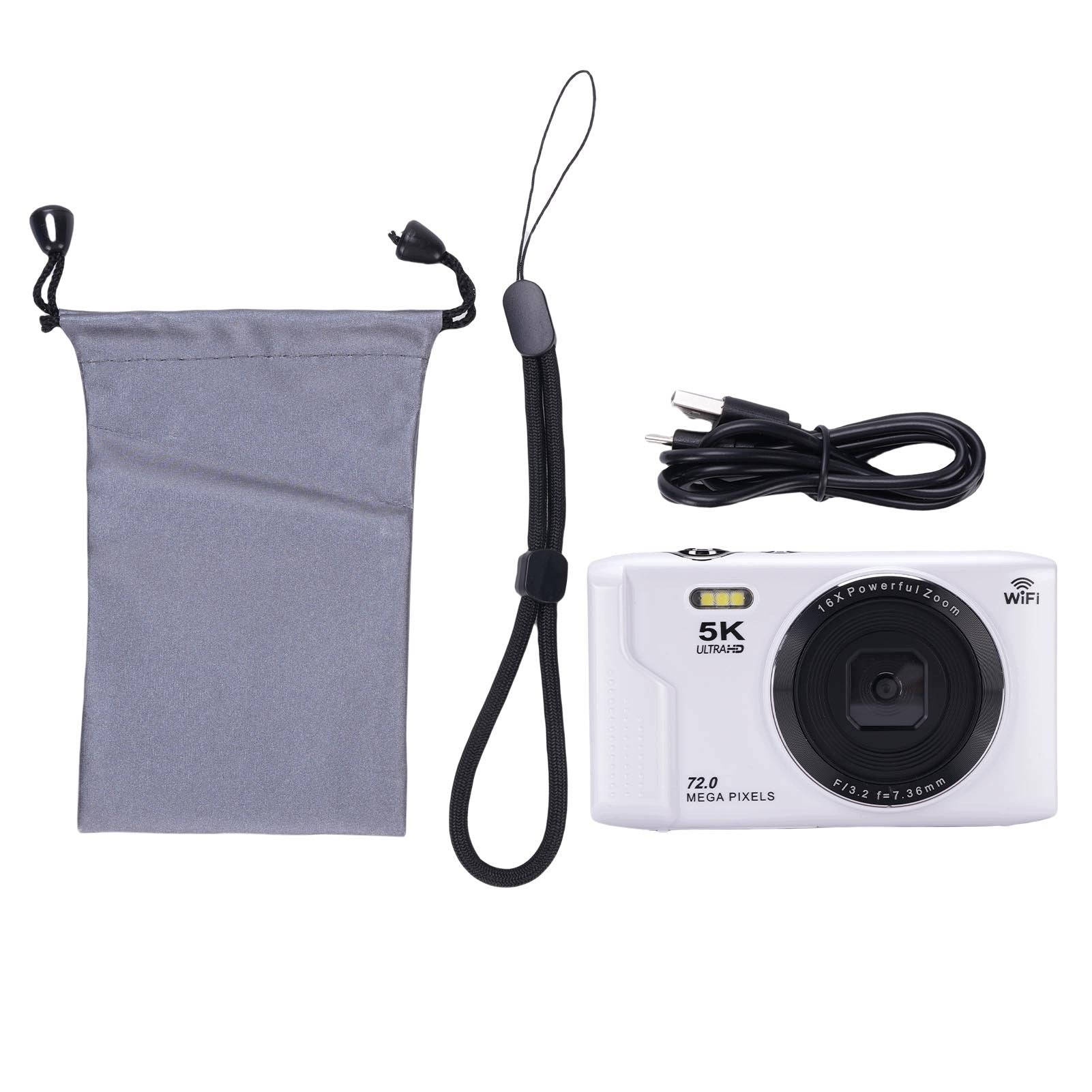 Digital Camera 5K 72MP 16X Zoom 2,8 Inch LCD Screen AF Autofocus With VT Brand no brand