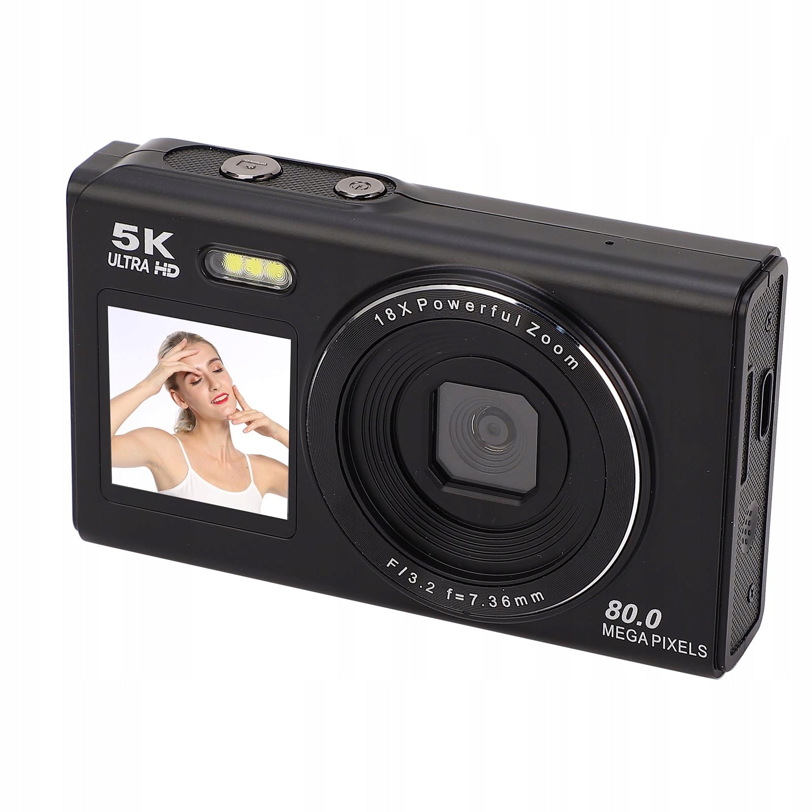 Digital Camera 5K 80 MP WiFi Vlog Camera With 2,8 Inches 1,5 Inches Dual KR Brand no brand