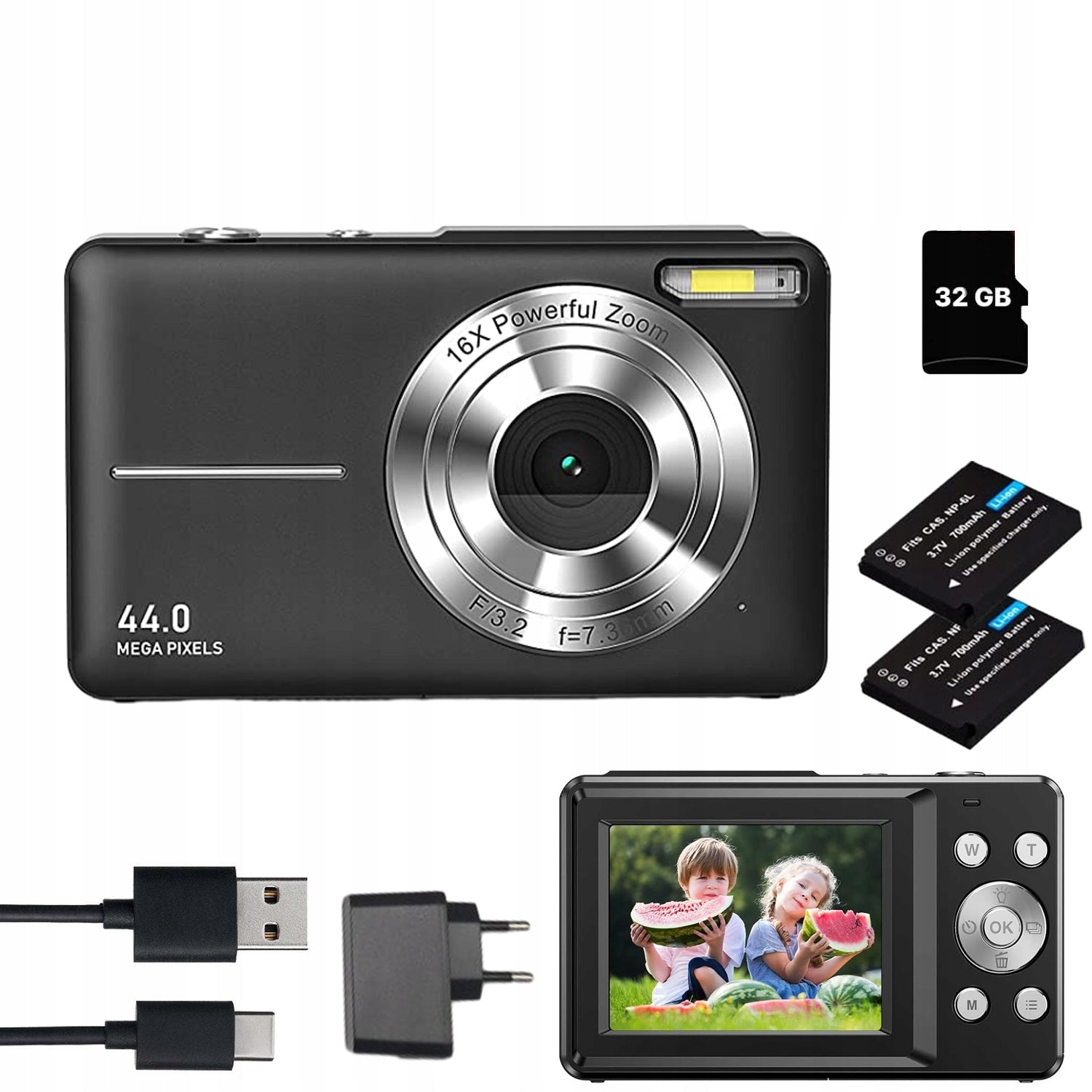 Digital Camera 6DZ0100BKEU black
