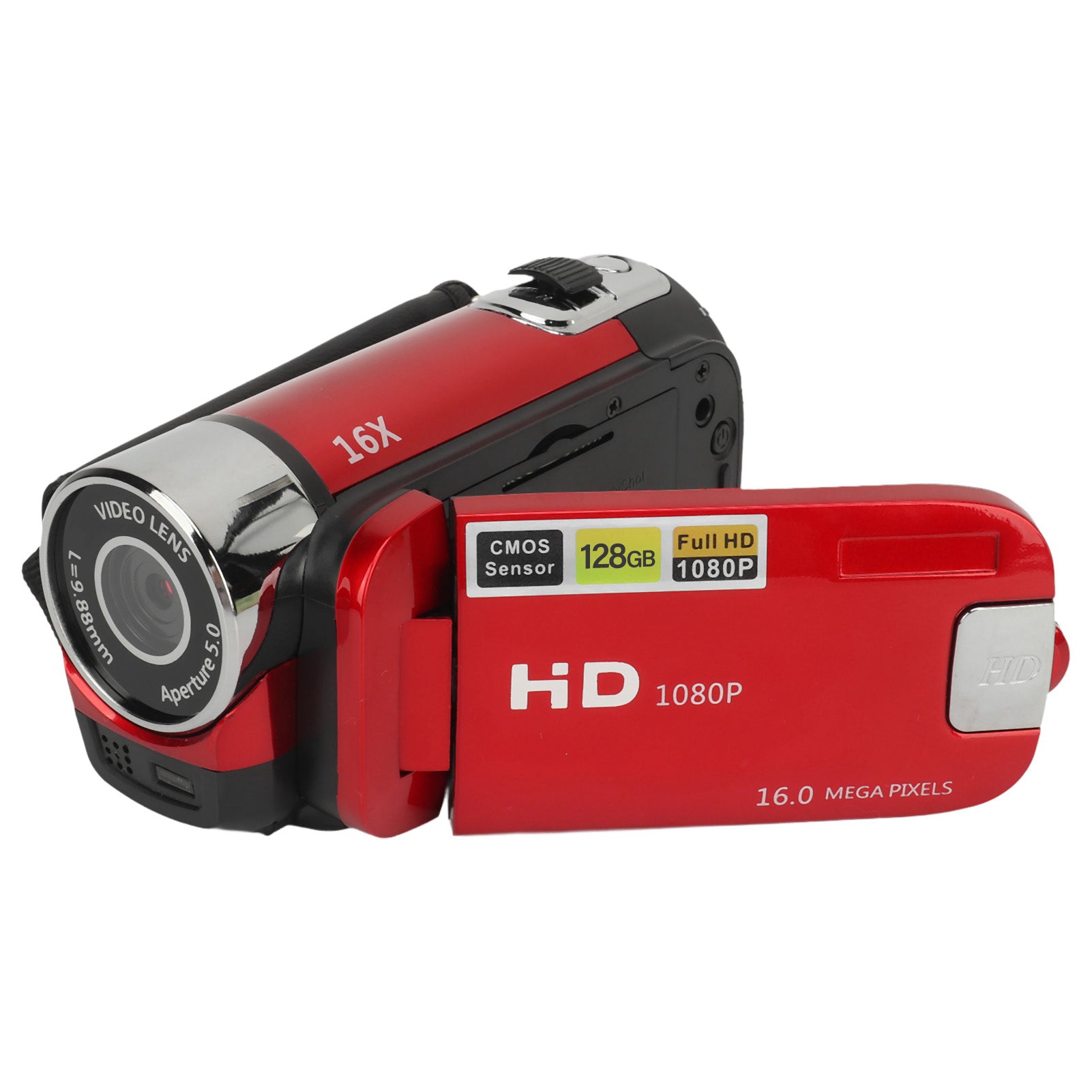 Digital Camera D90 1080P 16MP 2,4 Inch 2K Rotating Screen Camera Model 0008NBXC