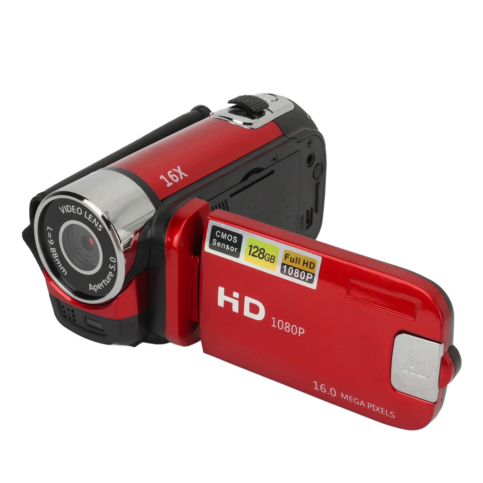 Digital Camera D90 1080P 16MP 2,4 Inch IG Rotating Screen Camera