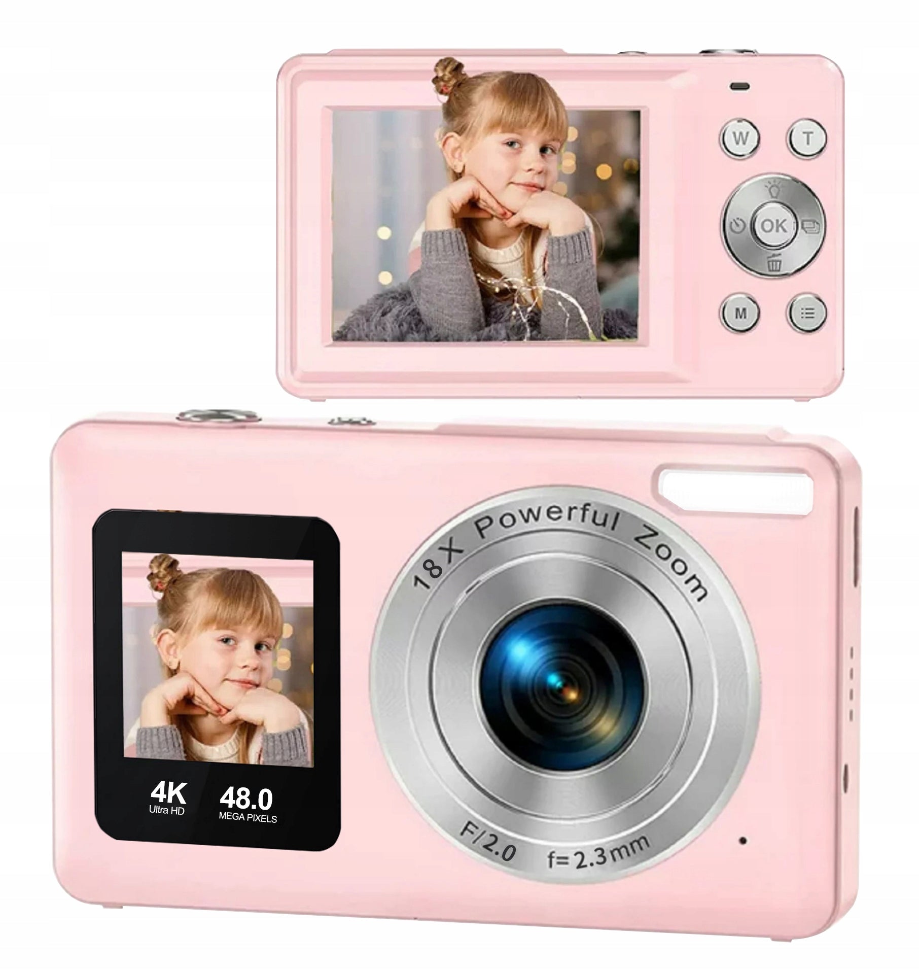 Digital Camera DC06S 48 megapixel | Dual IPS Screen | 18x Zoom | 800mAh