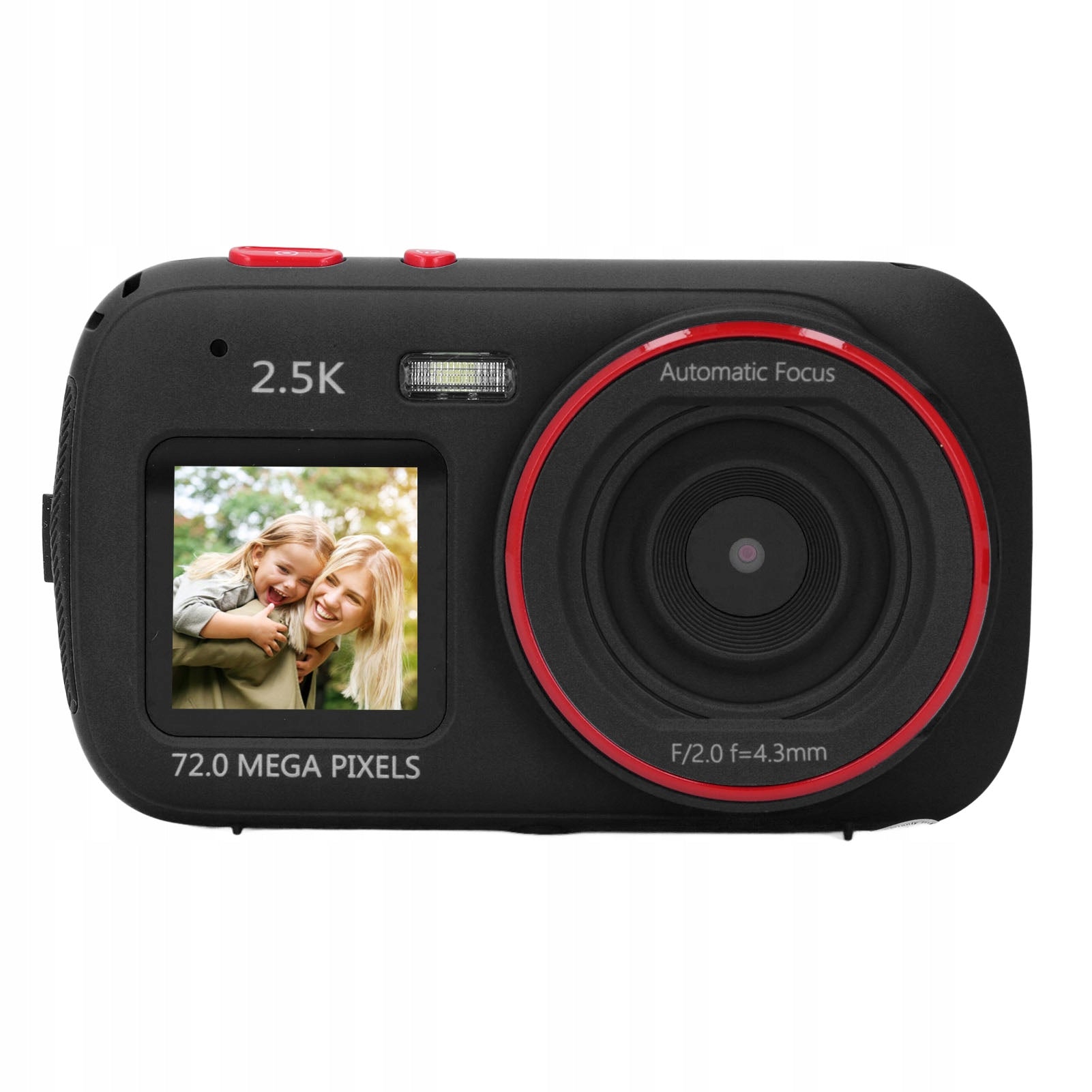 Digital Camera, Dual Screen Digital Camera with Auto Focus for Recording Model 9831SNIN