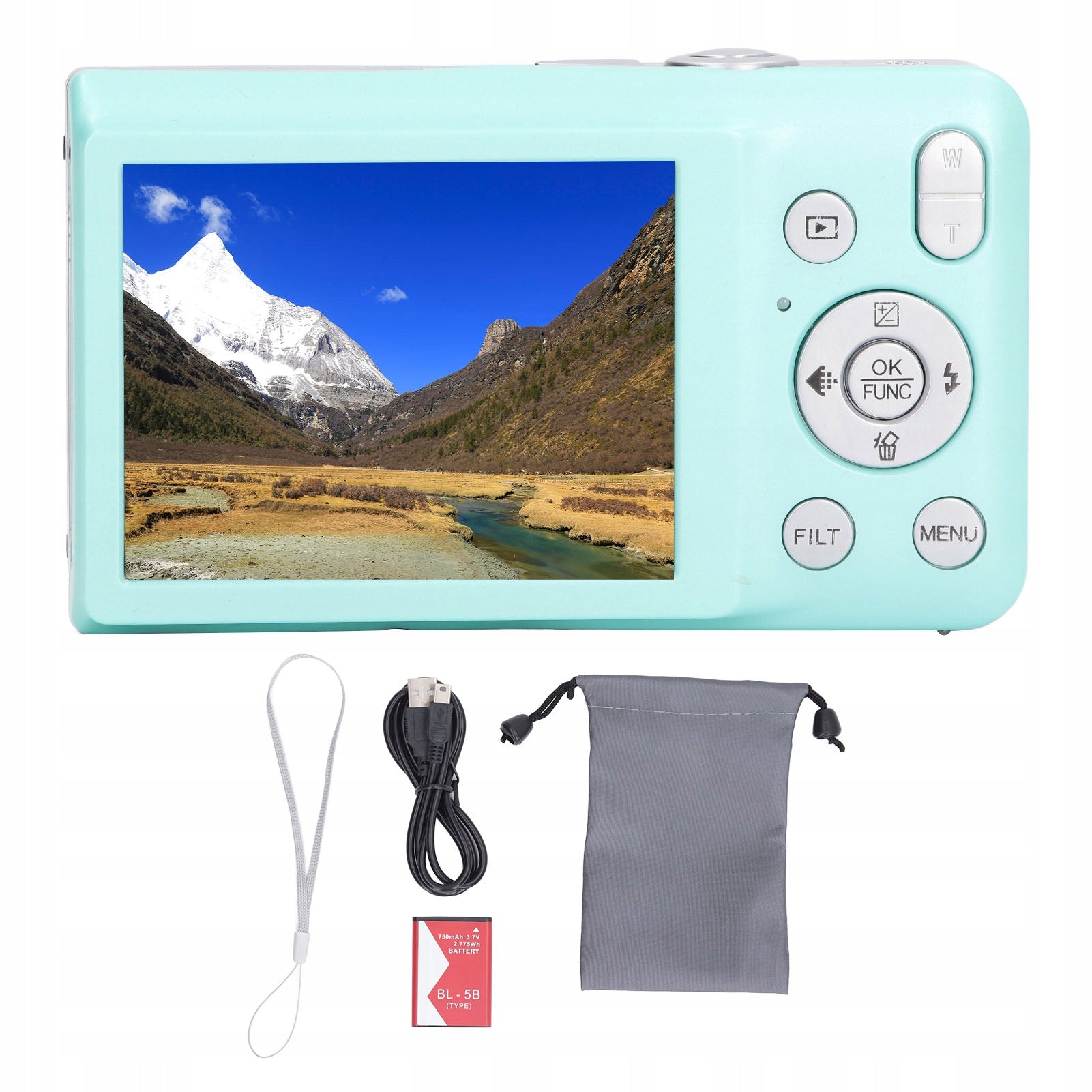 Digital Camera HD 68 MP Screen 2,7 inch Zoom 16X Timer Shooting UR Brand no brand