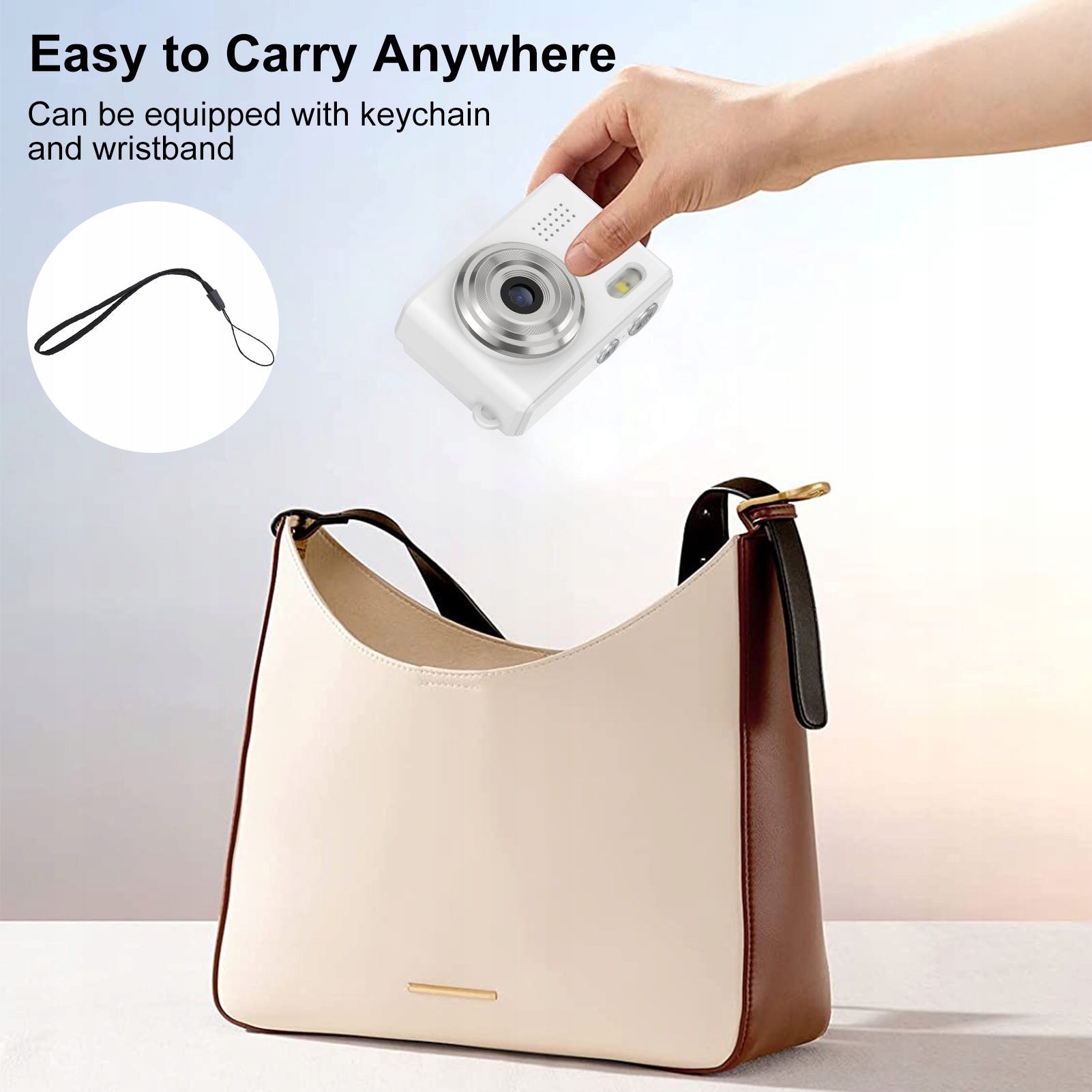 Digital Camera Key Camera 1080p HD Video 12MP Photo Portable PR Manufacturer code AG250819001631