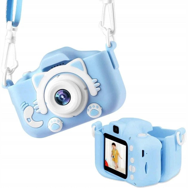 Digital Camera Memfis KIDS DIGITAL CAMERA KITTY blue