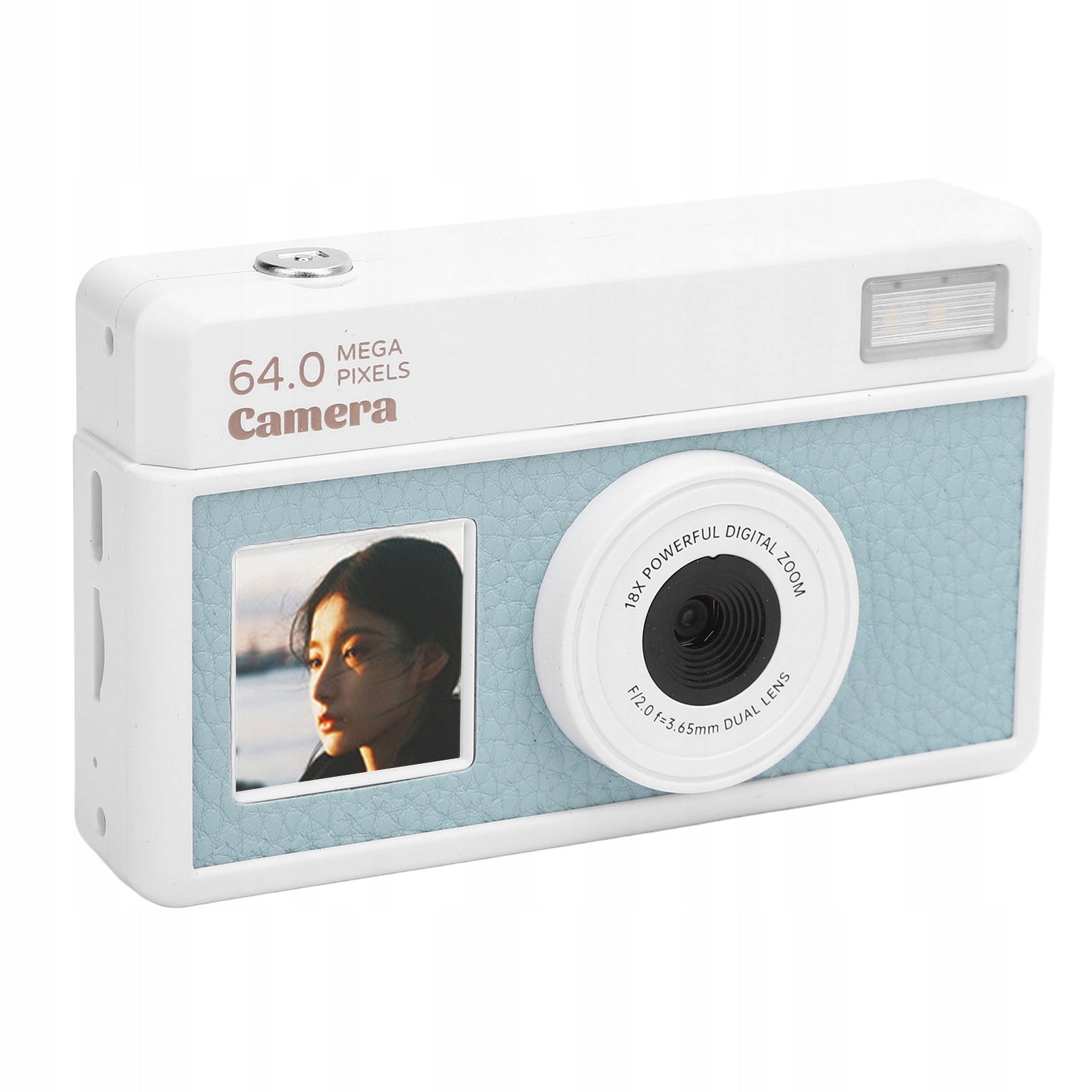 Digital Camera, Multiple Filters 18x Zoom 1000mAh Battery 2,8 Inch V Screen
