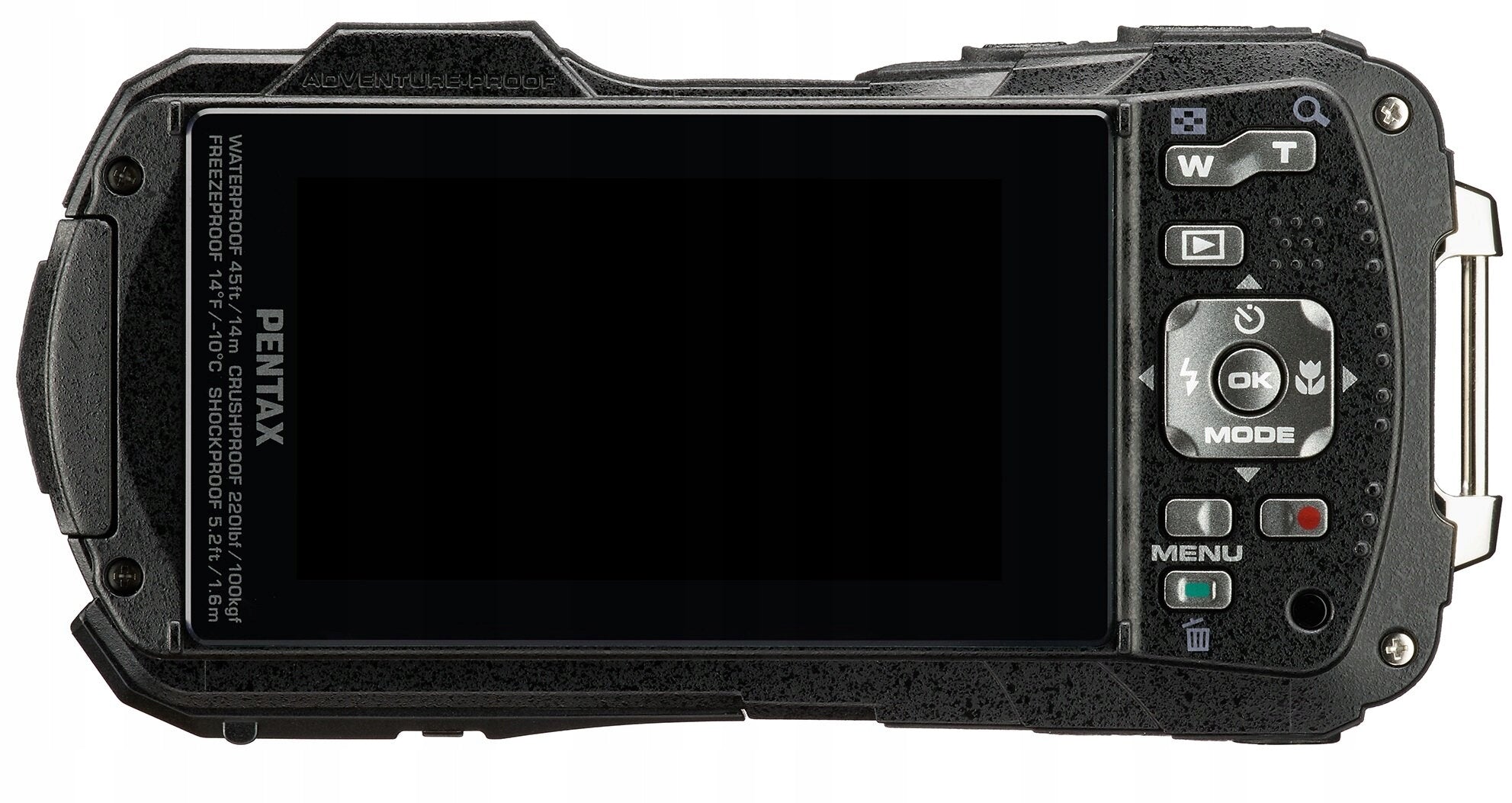 Digital Camera PENTAX WG-90 16Mpx Black Macro from 1 cm
