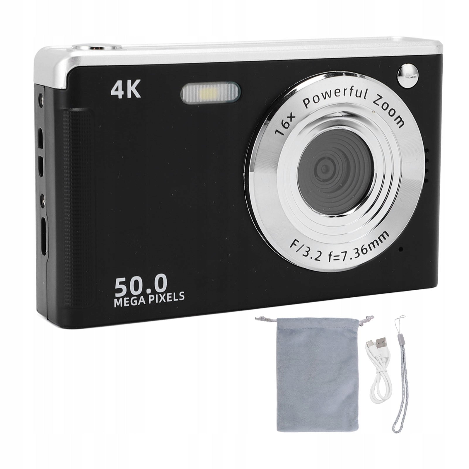 Digital Camera with 4K Filling Lamp 50MP 2,8 Inch 16x 1J Screen Model 4044MAHK