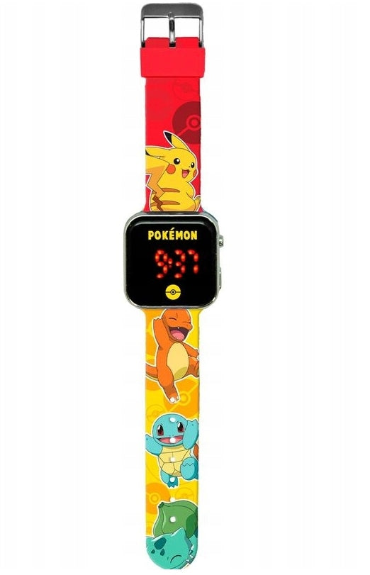 Digital Children's Hand LED Watch For Children / Pokemon Pikachu Packaging status original