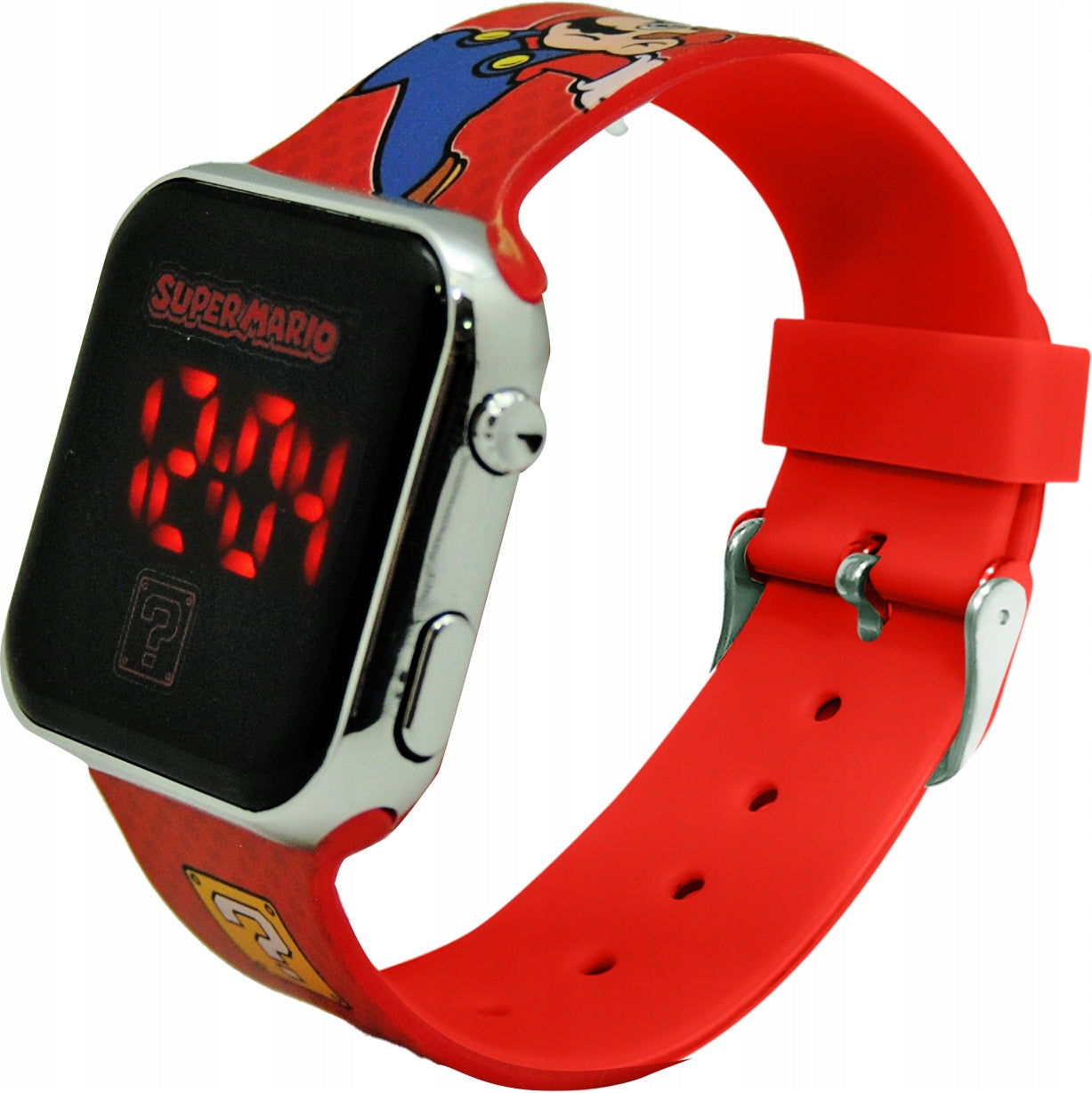 Digital Children's Hand LED Watch Super Mario Brand Kids Euroswan