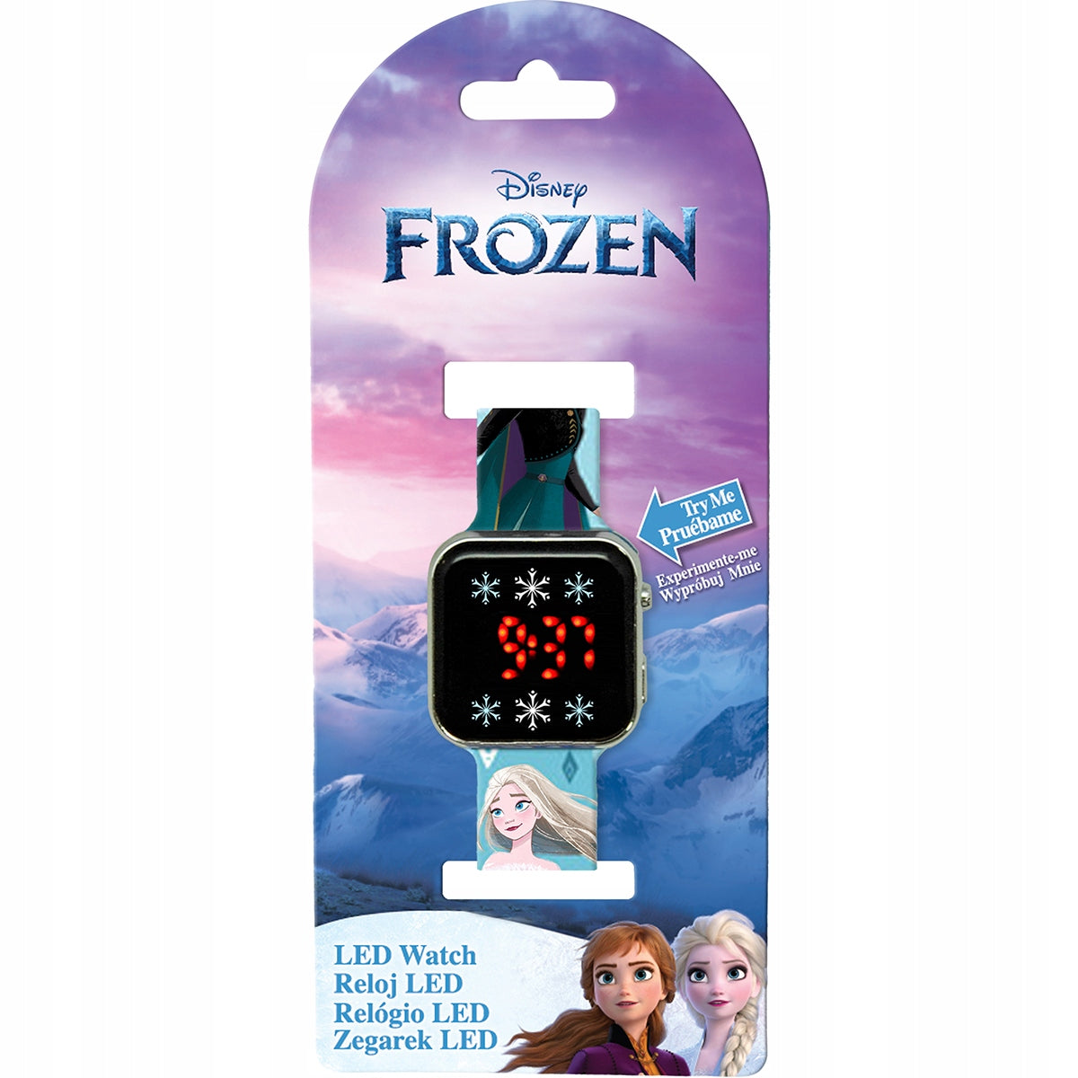 Digital Children's Hand LED Watch for Children Frozen Elsa
