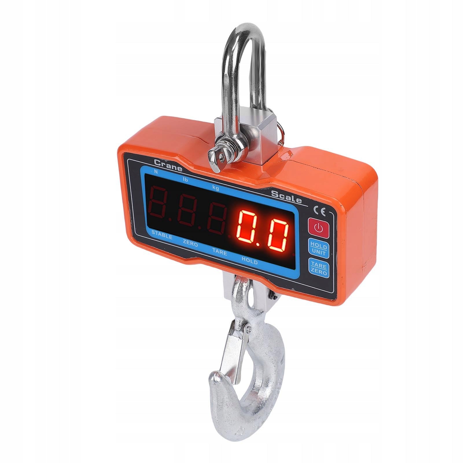 Digital Crane Scale 1000kg 2200lbs 0,8 inch 5 Digit 4T LED Screen Manufacturer code AG251227050455