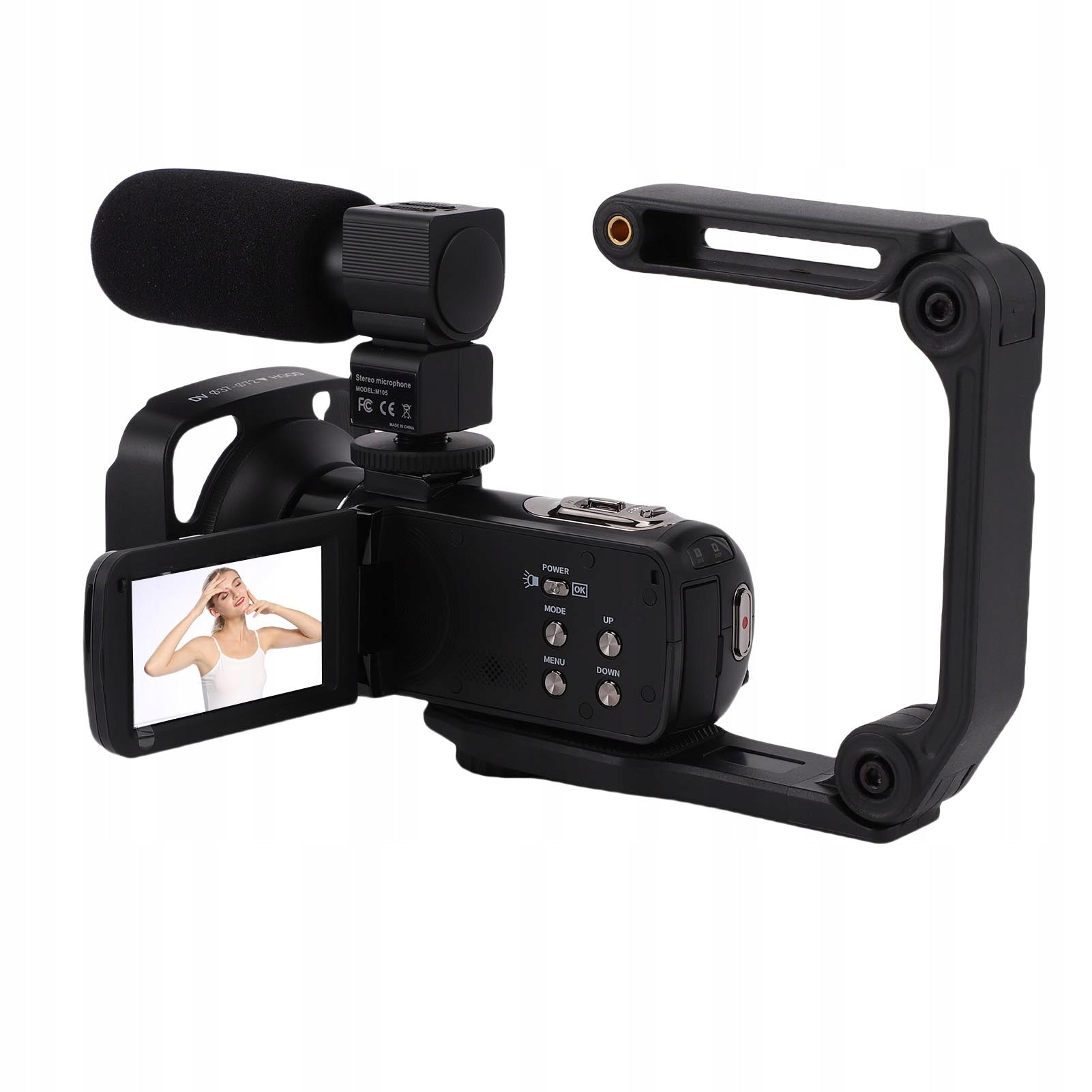 Digital DV Video Camera 4K UHD 64 MP 18x Zoom 3" Screen Card 32GB Resolution 1 Mpx