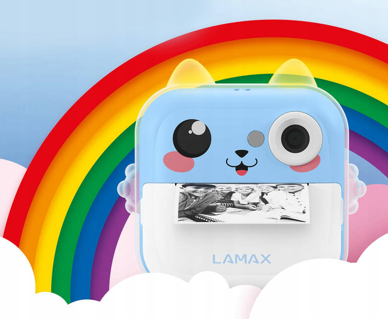 Digital Instant Camera With Kids Printer + 2 Rolls Pens 5 Games Manufacturer code LXIK2PLULA