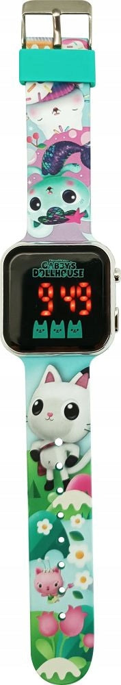 Digital LED DIGITAL Children's Watch for Children Cat House Gabi