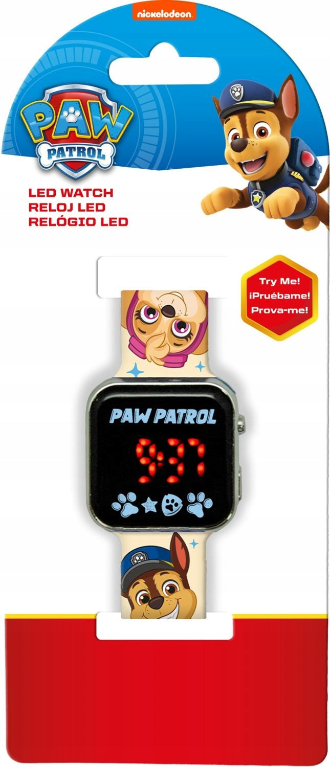 Digital LED DIGITAL Children's Watch for Children PSI PATROL Paw Patrol Brand Kids Euroswan