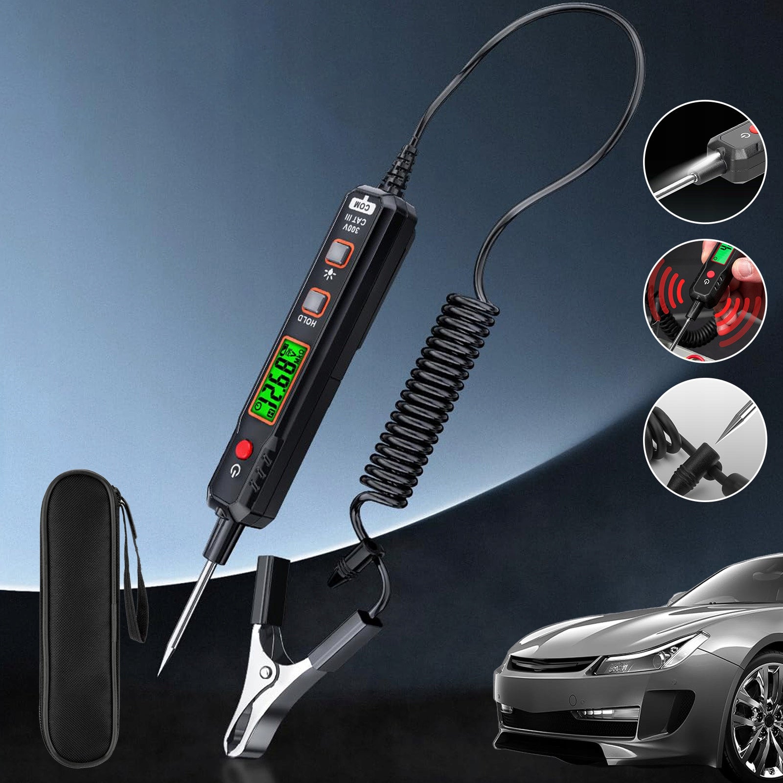 Digital Meter Car Voltage Circuit Tester 0.8-100V Sampler Manufacturer code 6909784332779