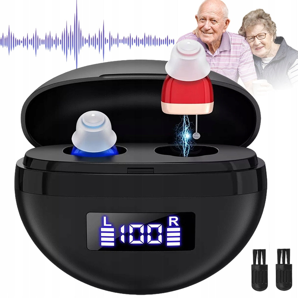 Digital Mini Hearing Amplifier Noise Cancellation Long Working Time 20h Small