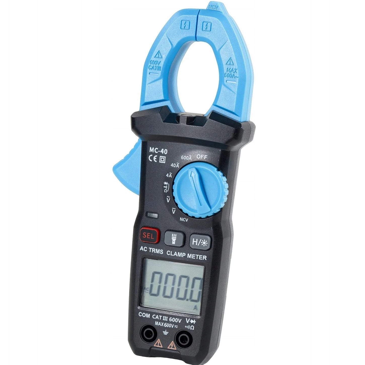 Digital Multimeter Clamp Meter Universal Fnirsi MC-40 AC DC NCV TrueRMS Manufacturer code Cyfrowy multimetr cęgowy Fnirsi MC-40