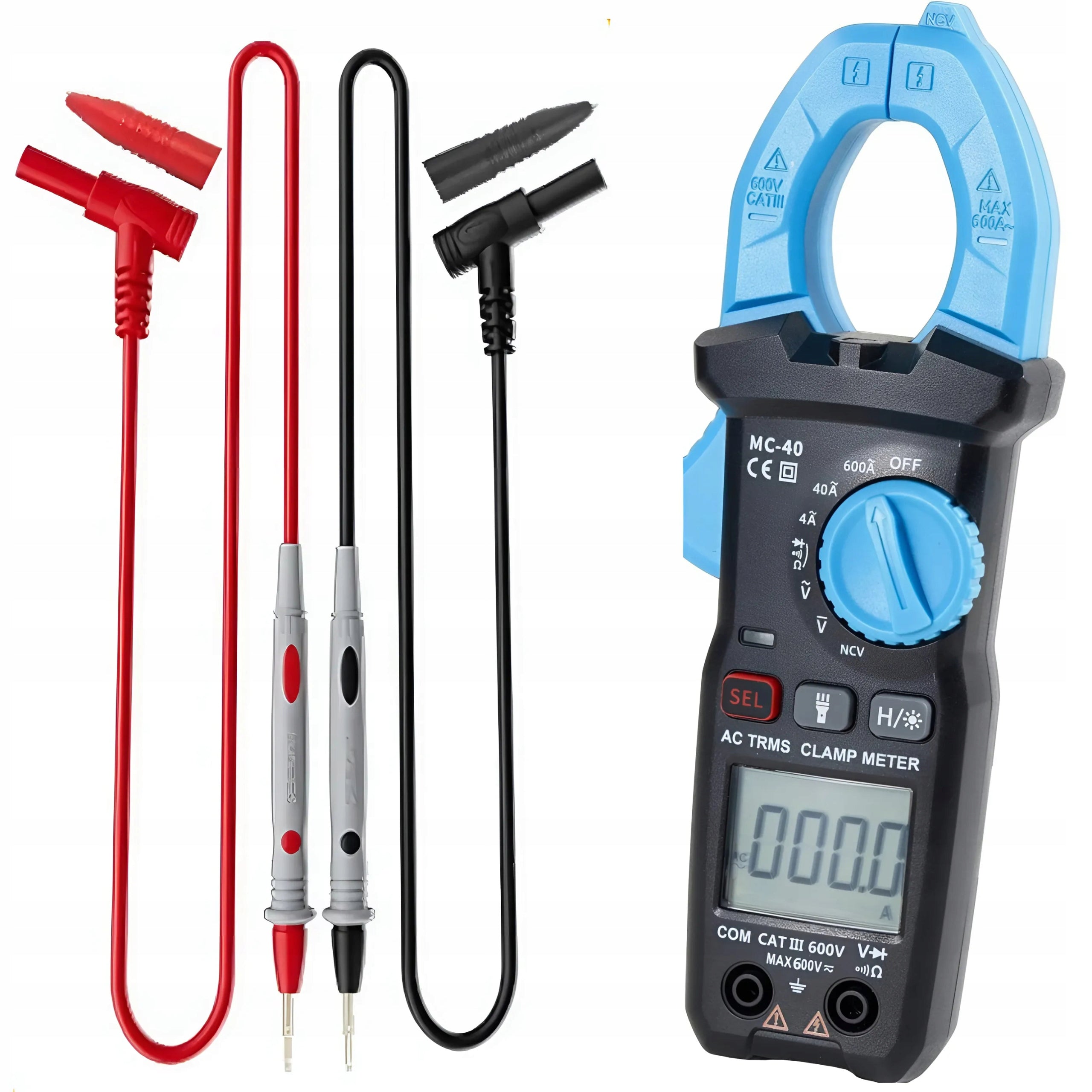 Digital Multimeter Clamp Meter Universal Fnirsi MC-40 AC DC NCV TrueRMS