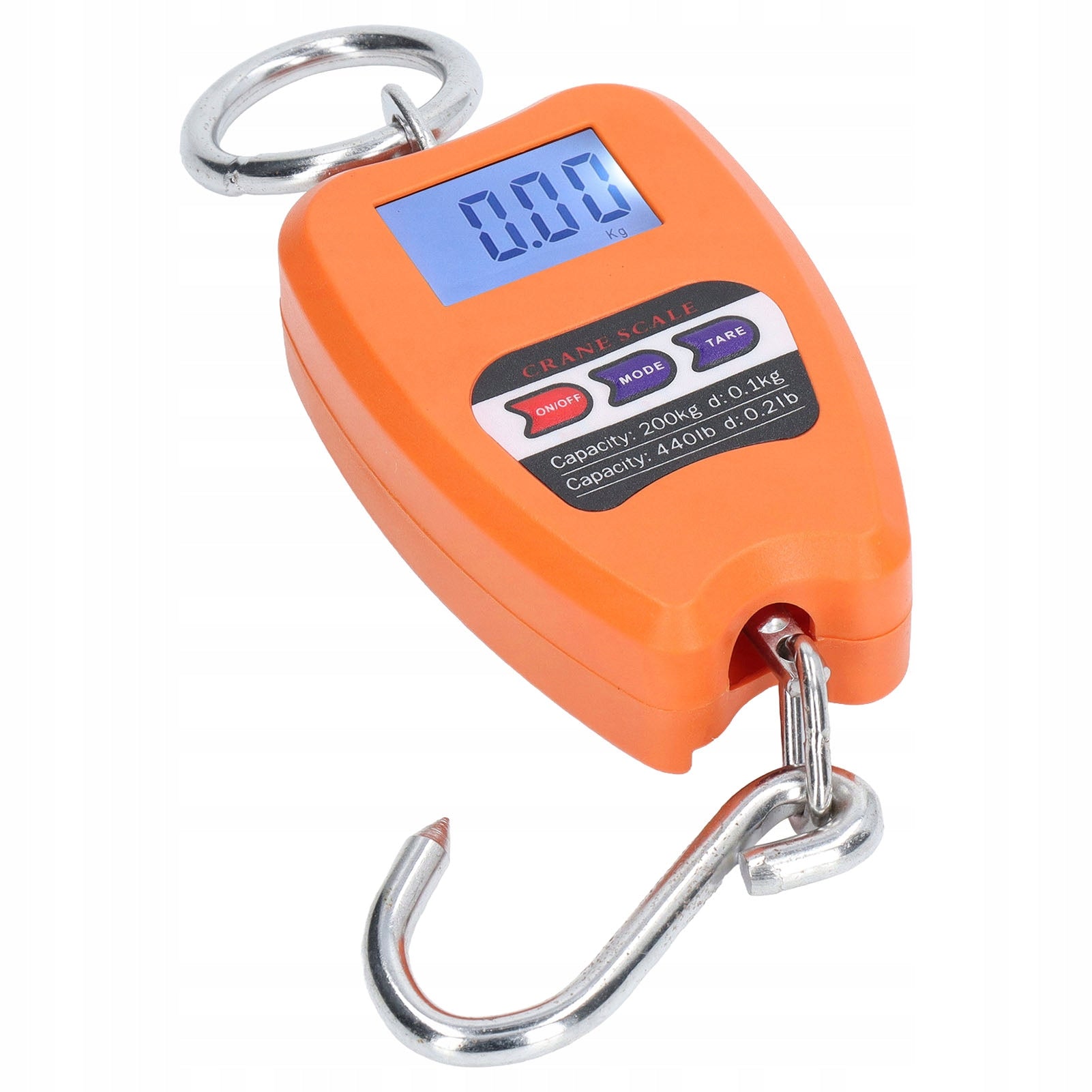 Digital Portable Hanging Scale 200kg Load Bearing Accurate T3