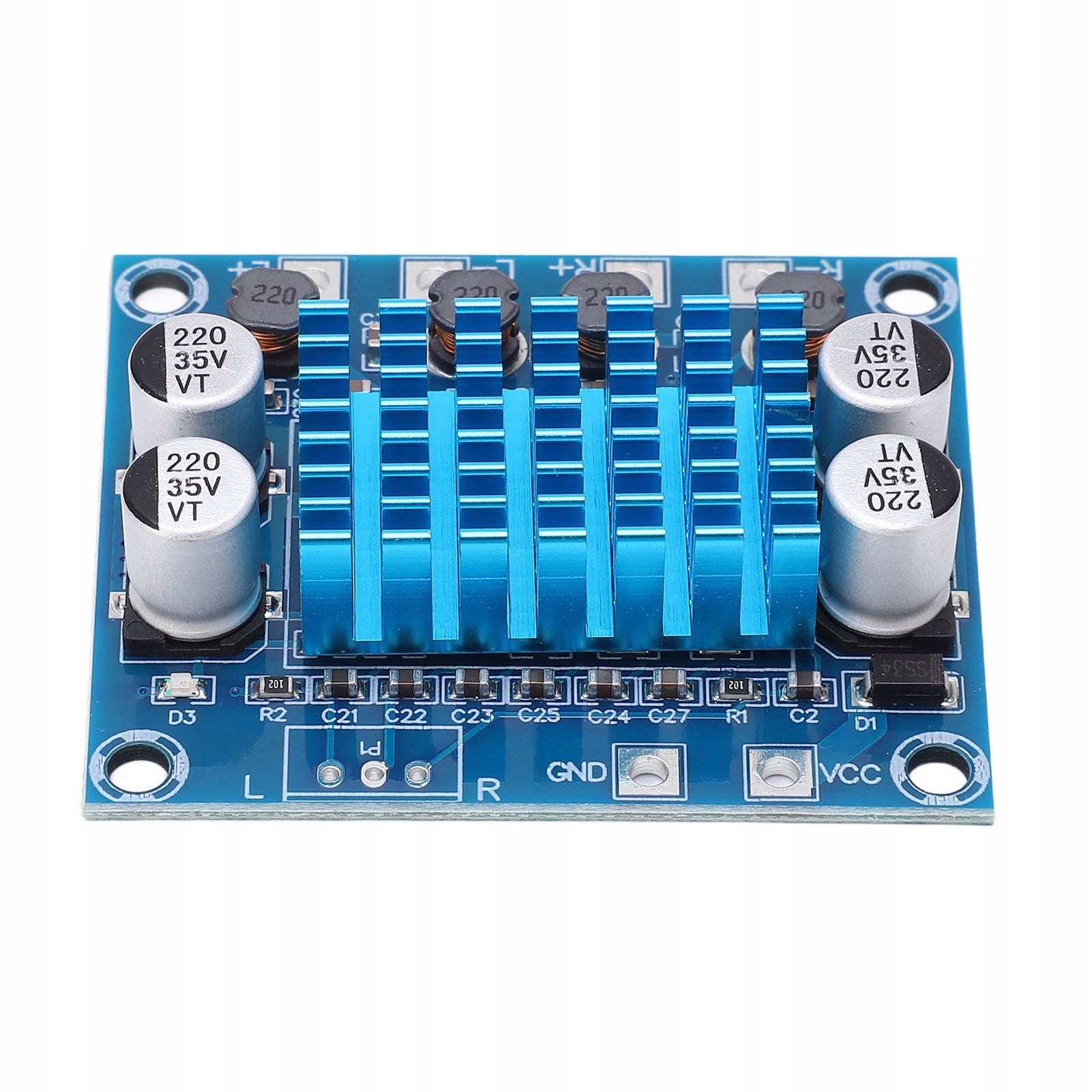 Digital Power Amplifier Board HD 12V 24V 30W Dual Channel PN Module