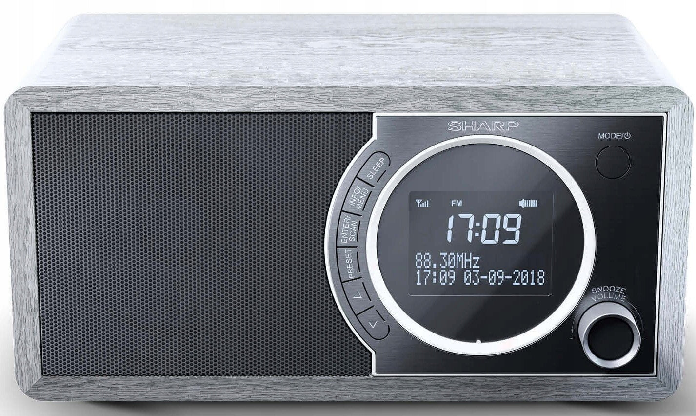Digital Radio SHARP DR-450(GR) Grey Bluetooth Brand Sharp