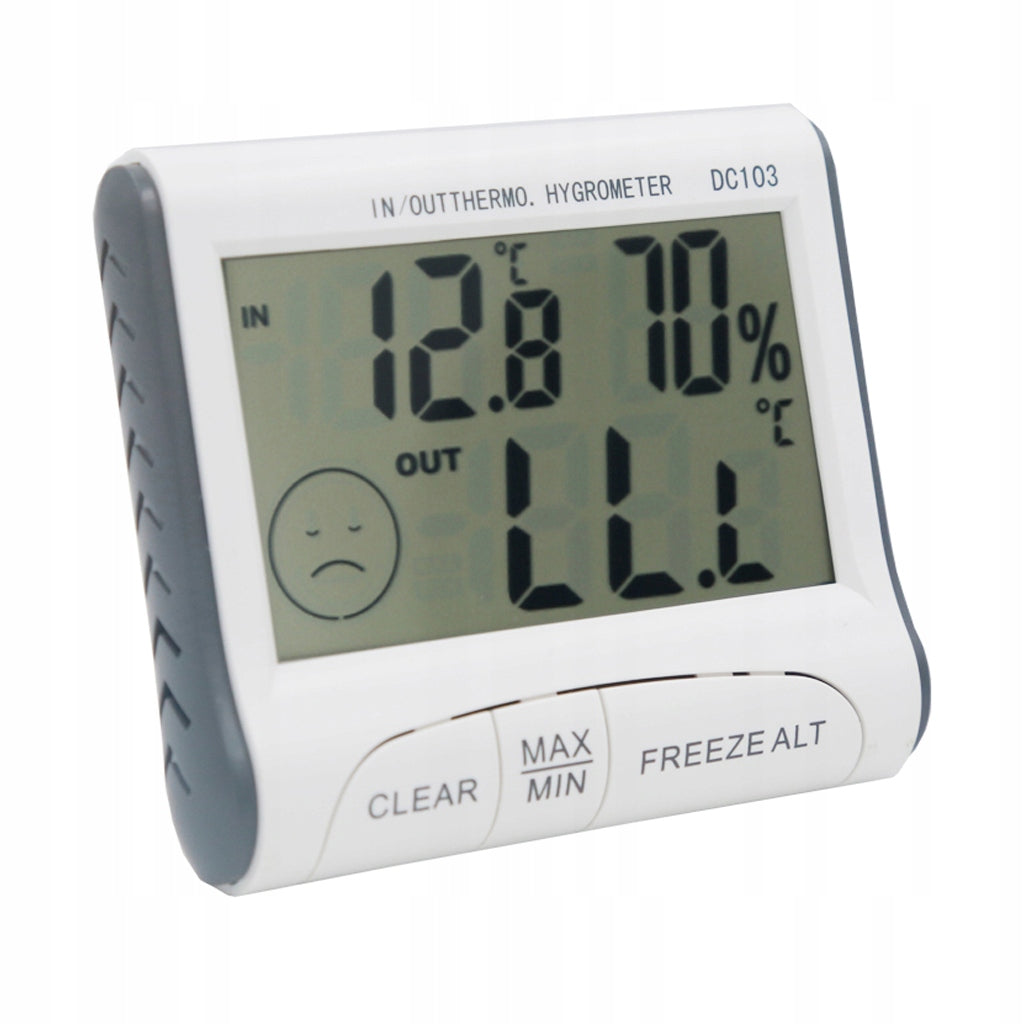 Digital Thermometer Hygrometer / Humidity Temperature Monitor Meter 2 in