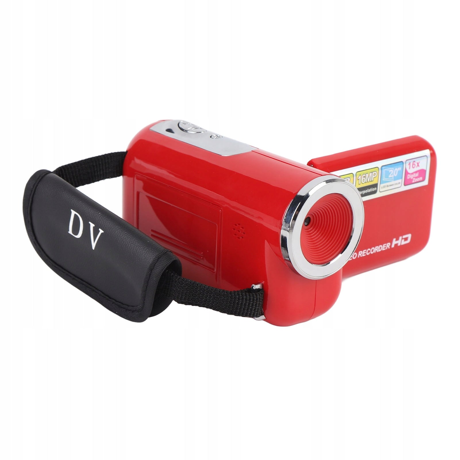 Digital Video Camera, 2 Inch 1080P 16MP Color Screen Portable Digital Model 5103OLSS