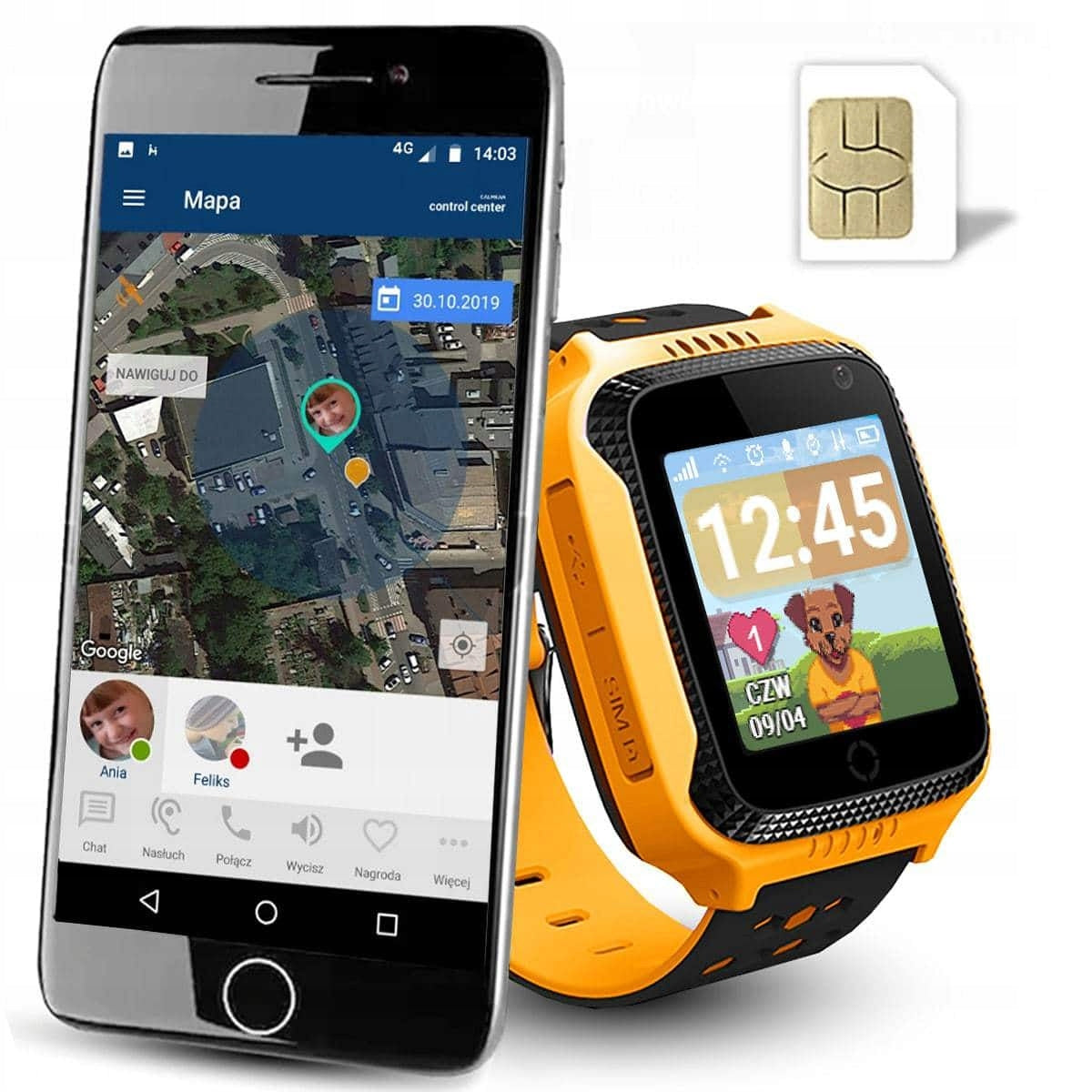 Digital Watch Smartwatch GPS for children Model:GO