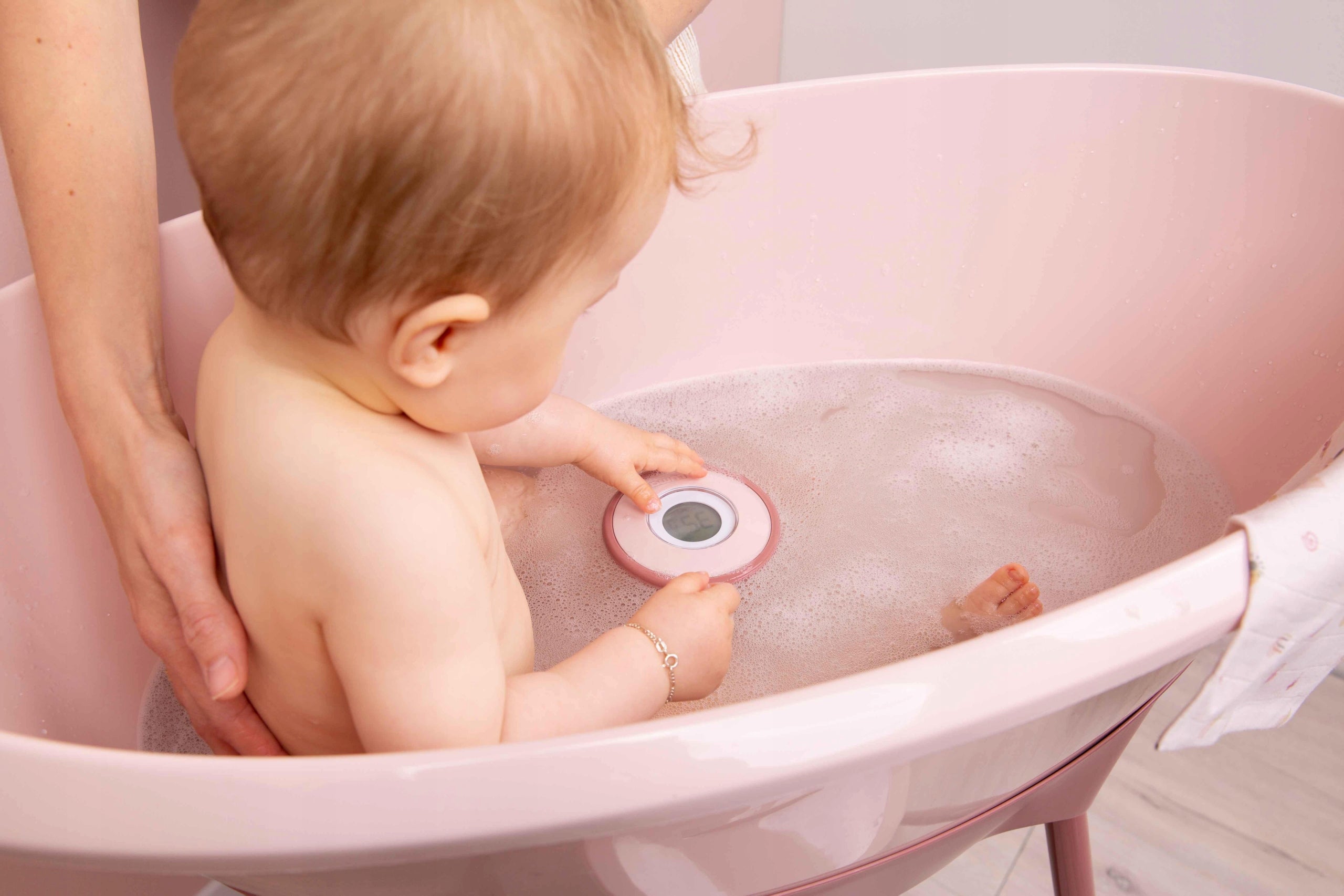 Digital bath thermometer LUMA Blossom Pink Brand Luma