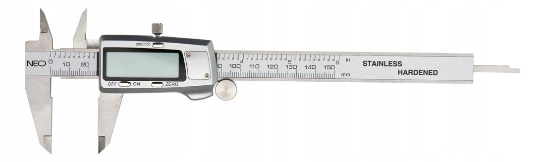 Digital caliper 150 mm, stainless steel NEO 75-011