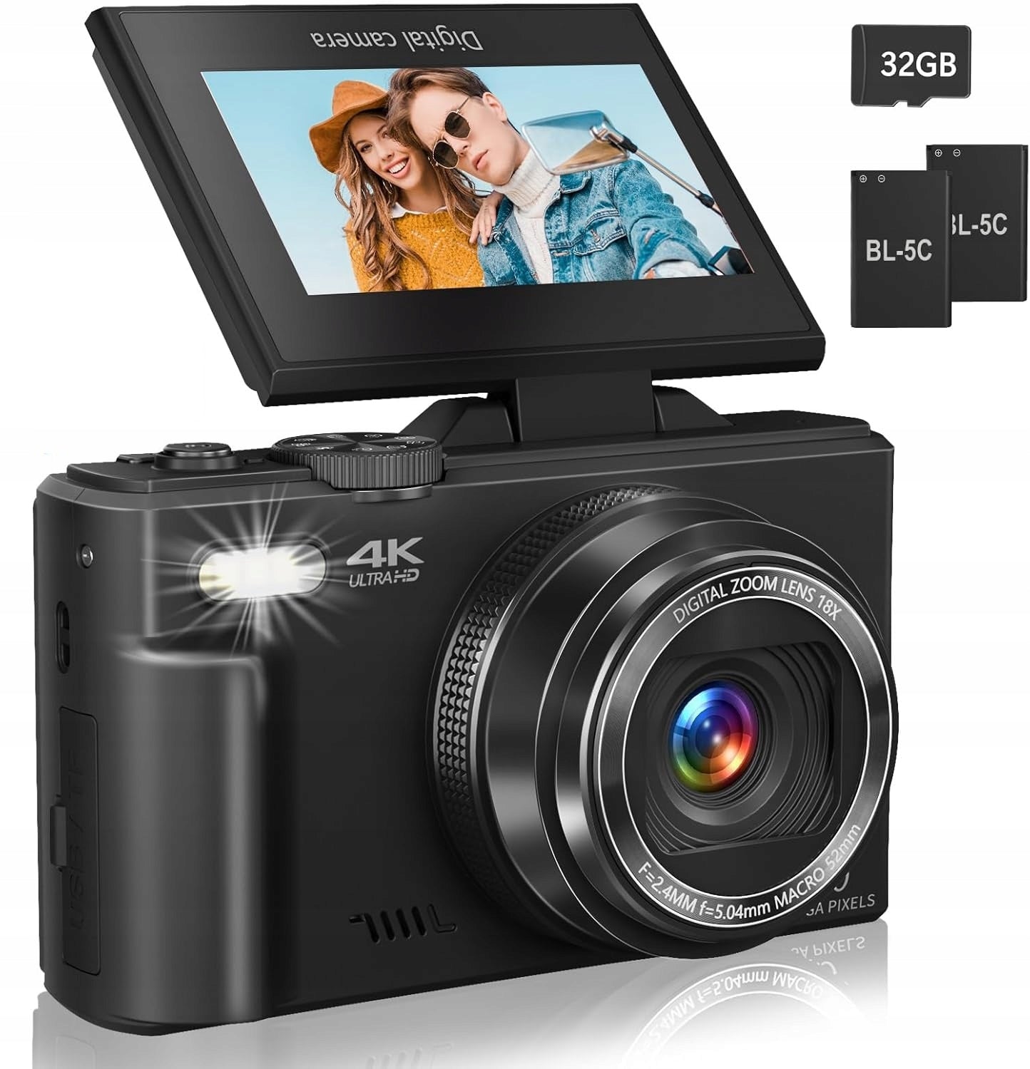 Digital camera 1X WD08 black