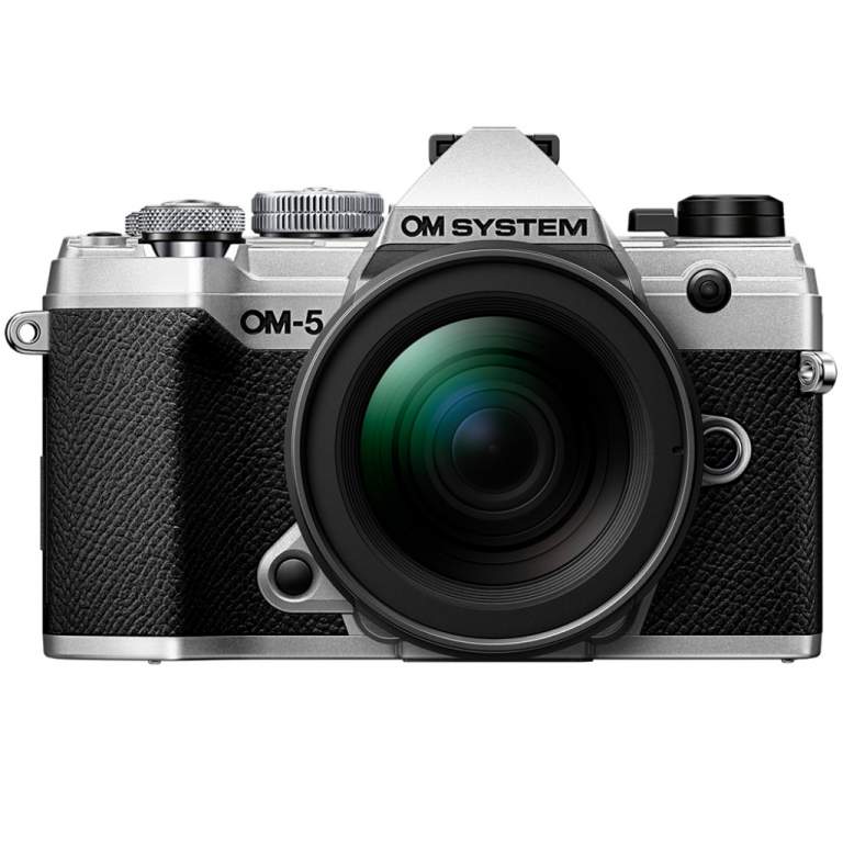 Digital camera OM System OM-5 + 12-45 mm silver Batteries included yes