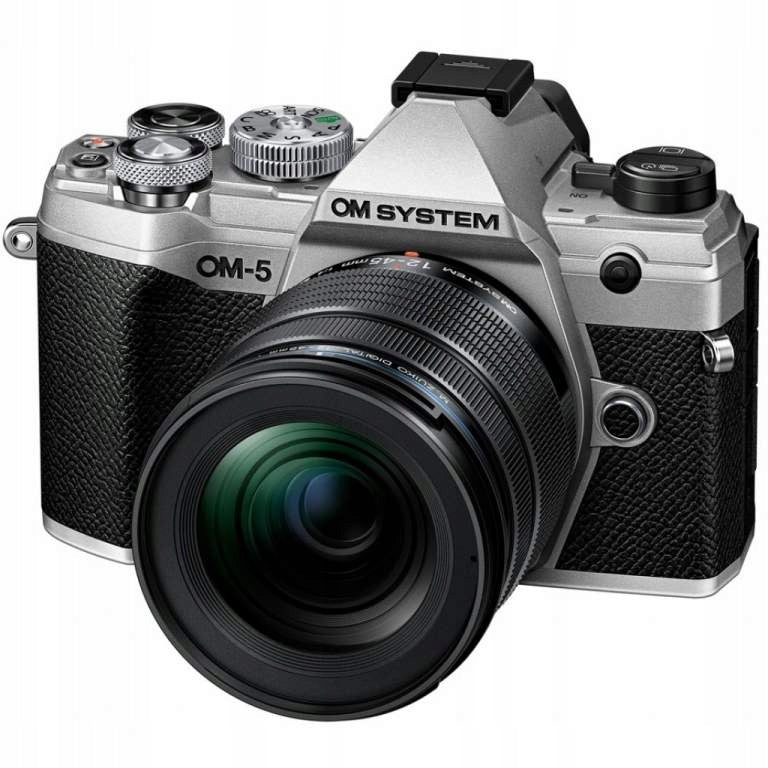 Digital camera OM System OM-5 + 12-45 mm silver Color silver