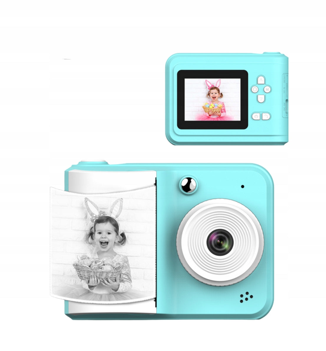 Digital camera for baby instant selfie photos blue Model S7
