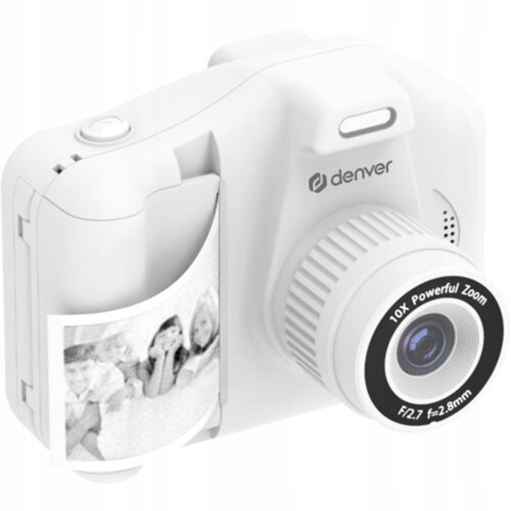 Digital camera for children with printer Denver KPC-1370W 2.8" white