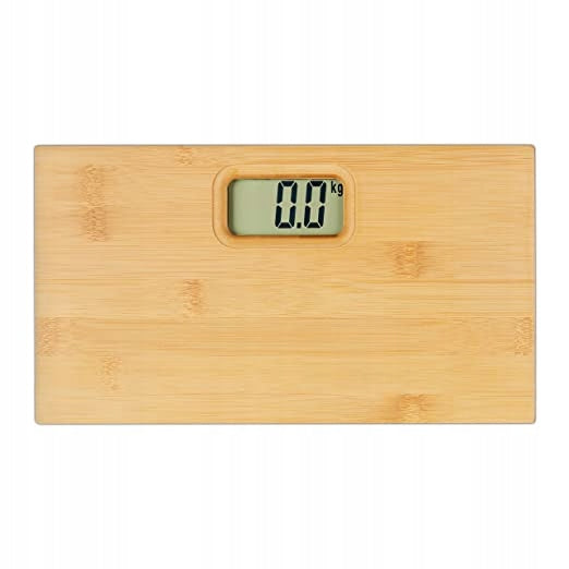 Digital personal scale bamboo Relaxdays 180 kg | AH9117