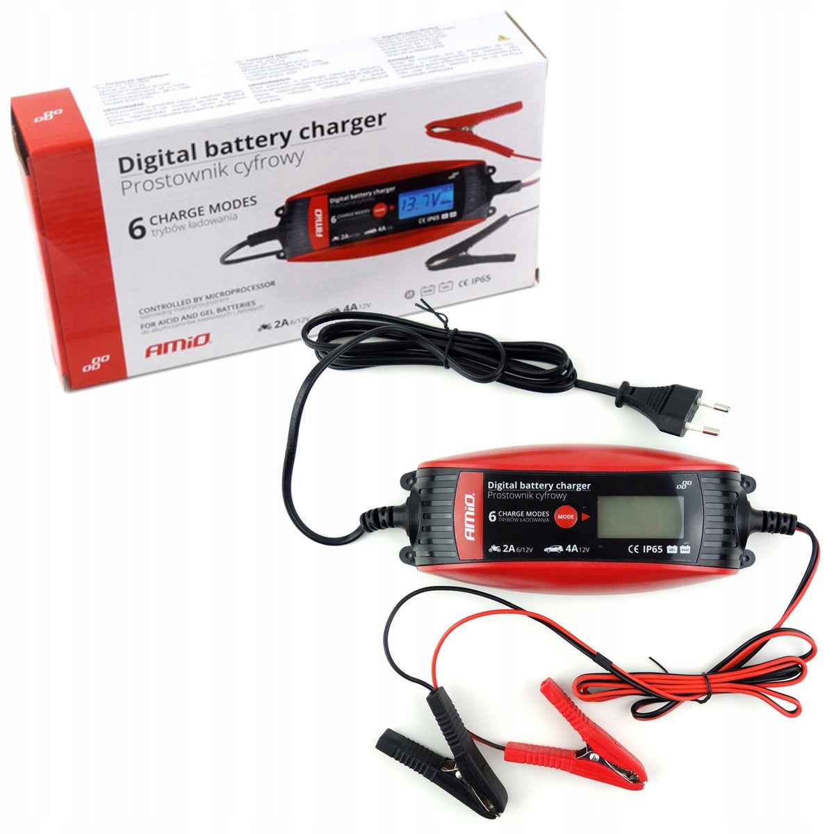 Digital rectifier 6V/12V - 2A/4A - DVL DBC-4A