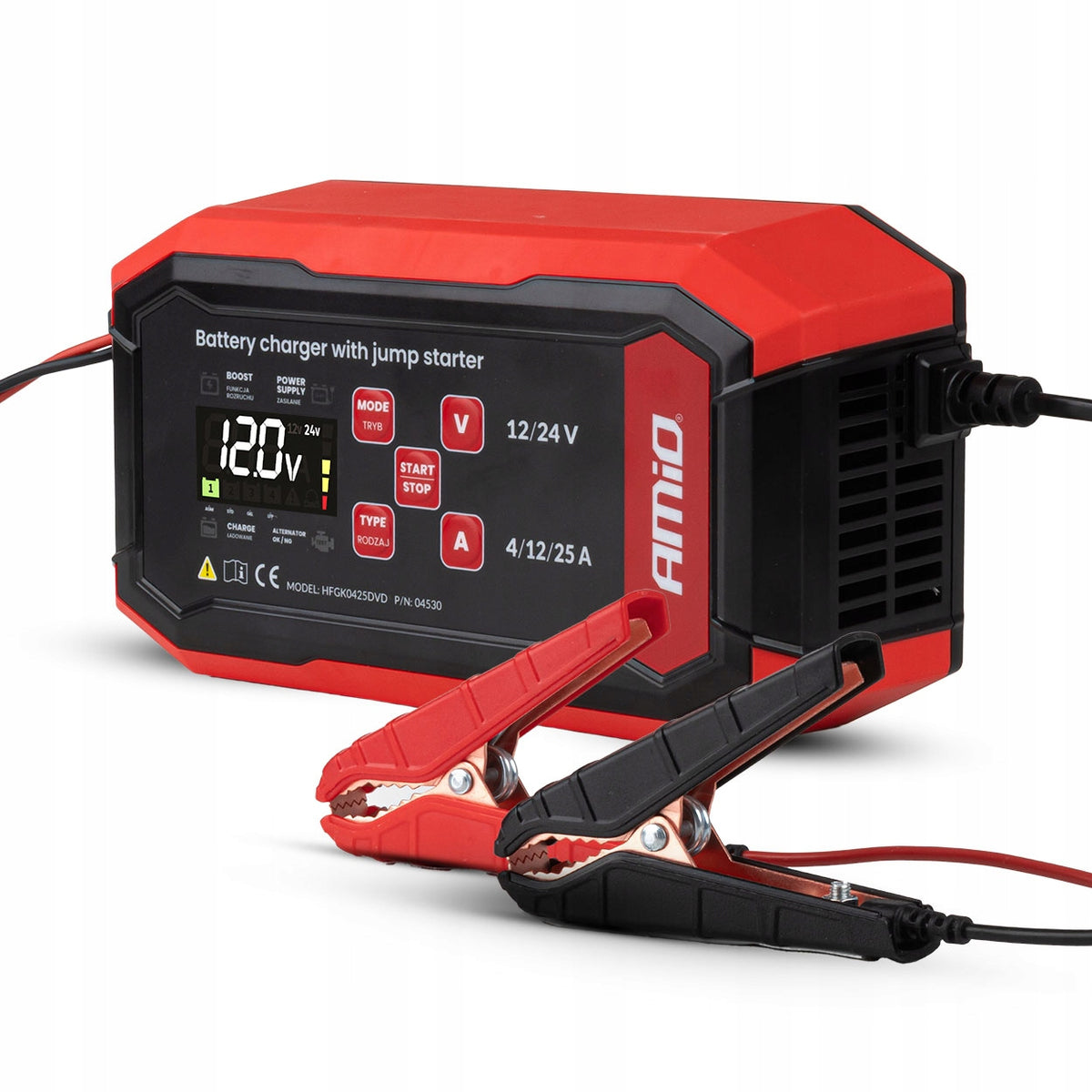 Digital rectifier with start-up support AGM GEL STD LFP MAX 25A 12V 24V